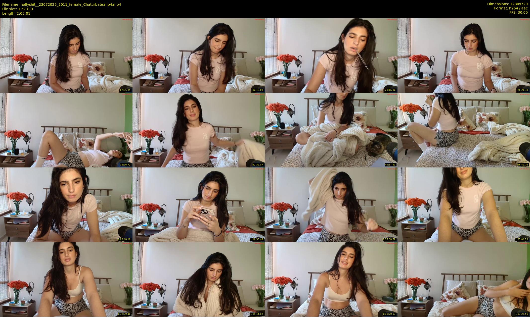 hollyshit_ — 121 minute Chaturbate female cam show recording, 720p, Jul 23, 2025