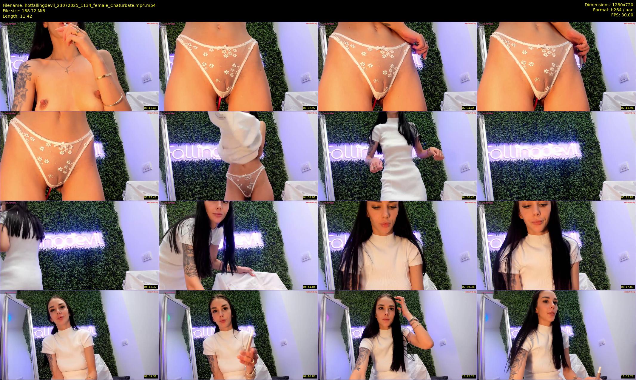 hotfallingdevil — 12 minute Chaturbate female cam show recording, 720p, Jul 23, 2025