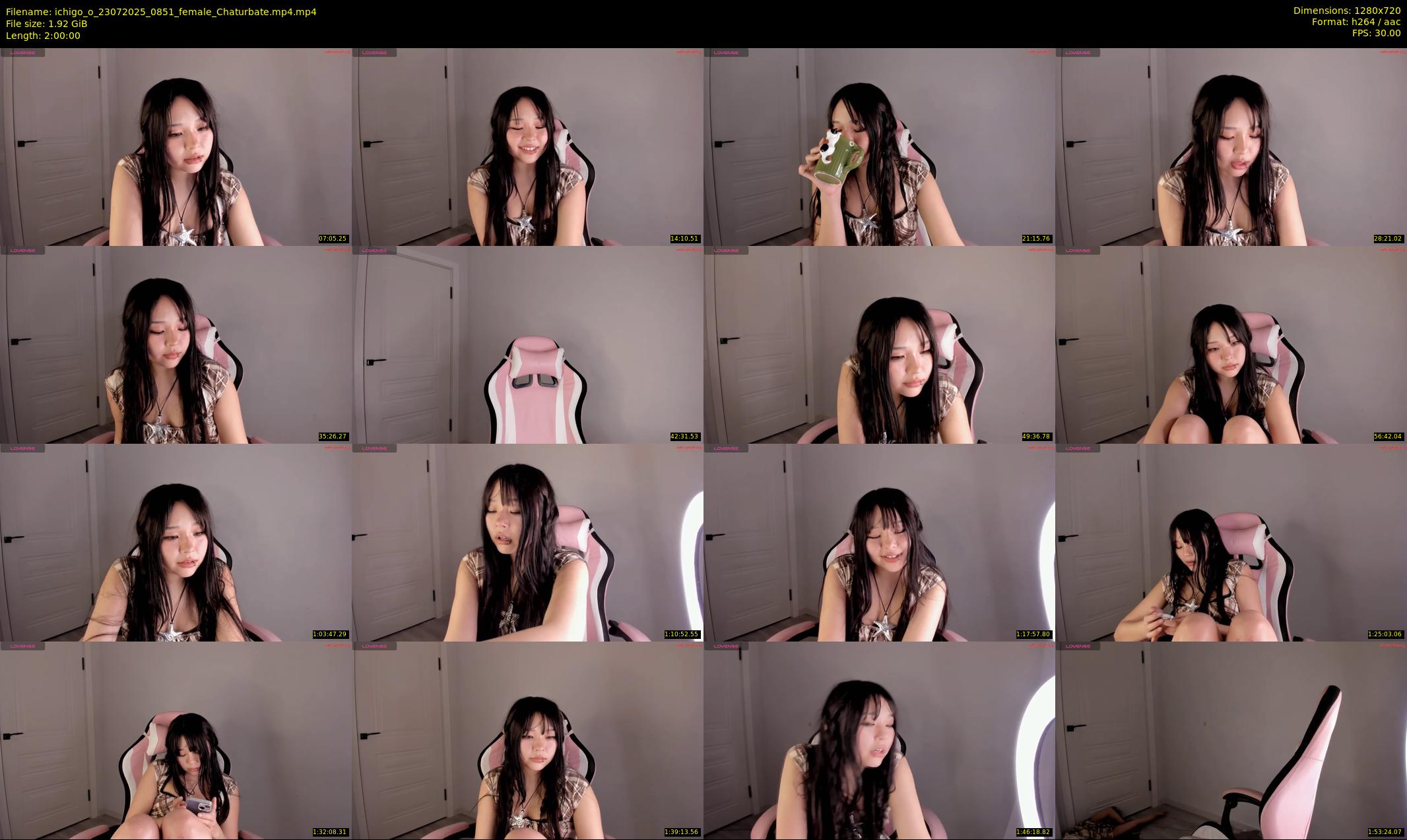 ichigo_o — 120 minute Chaturbate female cam show recording, 720p, Jul 23, 2025