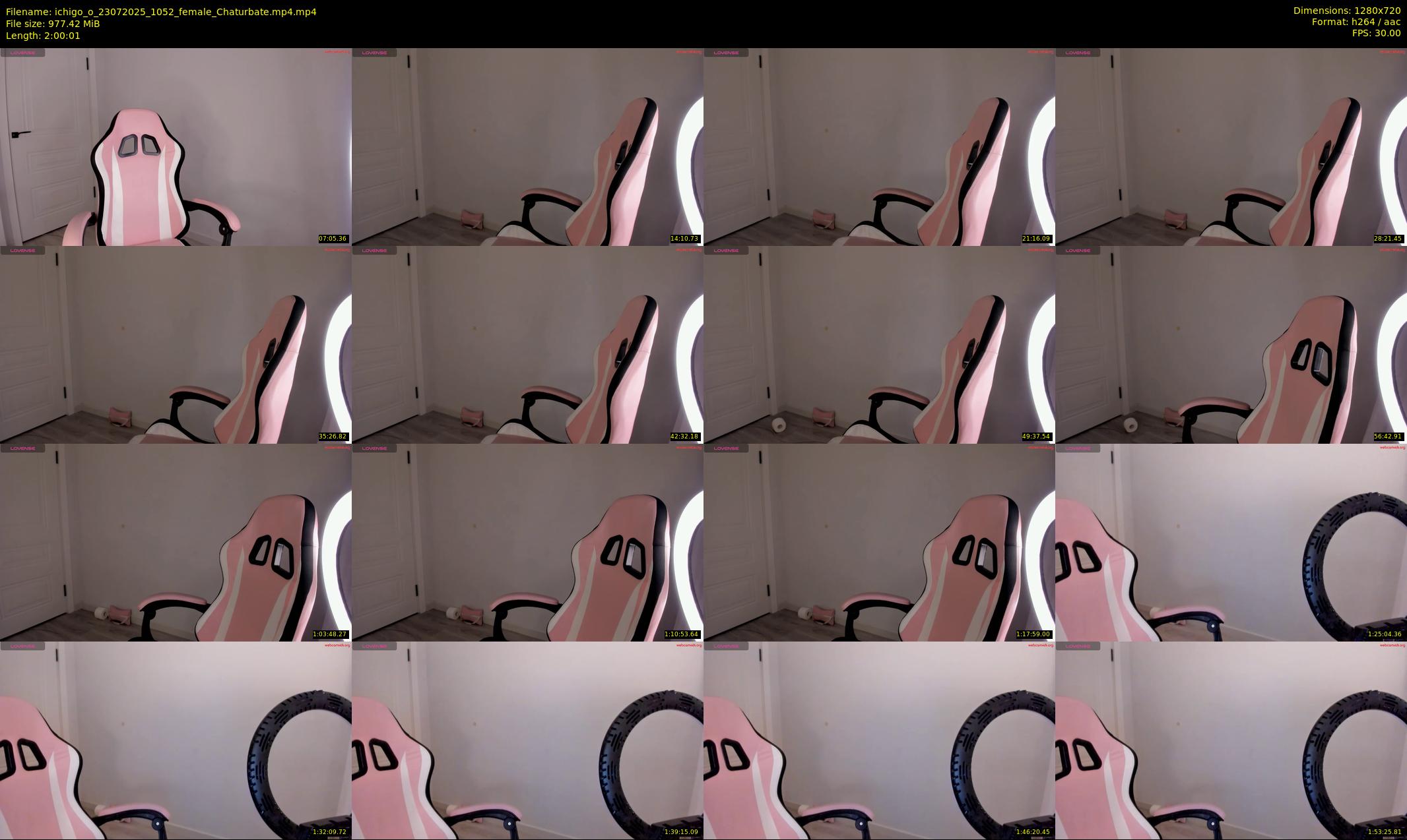 ichigo_o — 121 minute Chaturbate female cam show recording, 720p, Jul 23, 2025