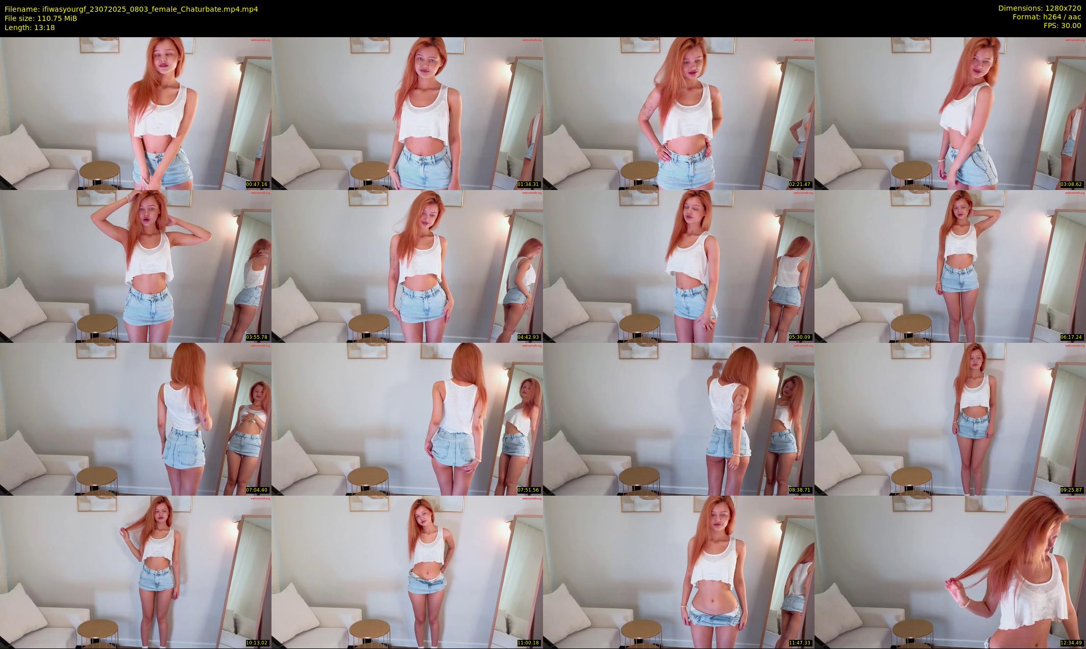 ifiwasyourgf — 14 minute Chaturbate female cam show recording, 720p, Jul 23, 2025