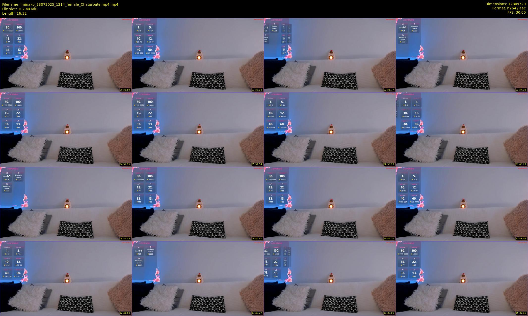 iminako — 17 minute Chaturbate female cam show recording, 720p, Jul 23, 2025