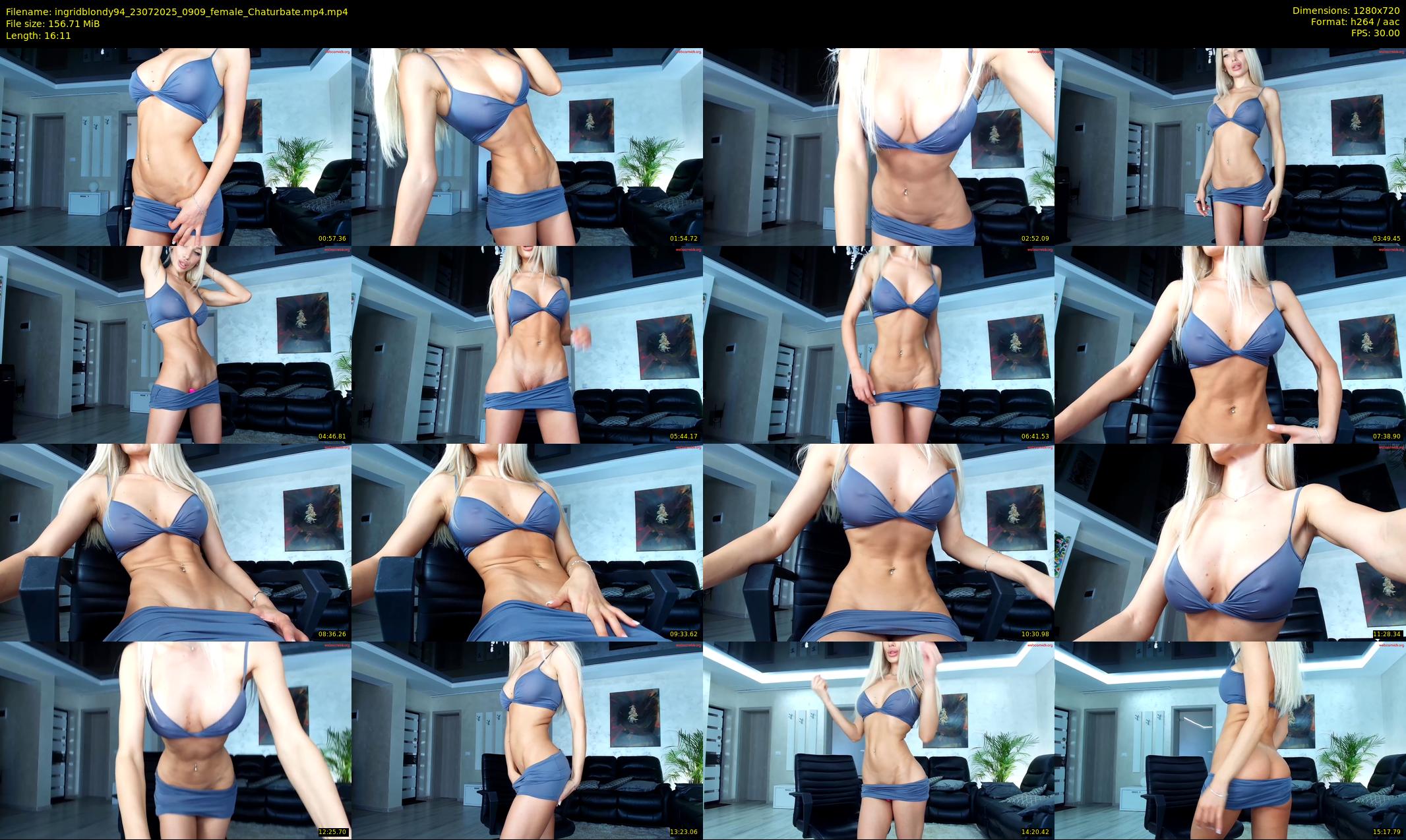ingridblondy94 — 17 minute Chaturbate female cam show recording, 720p, Jul 23, 2025