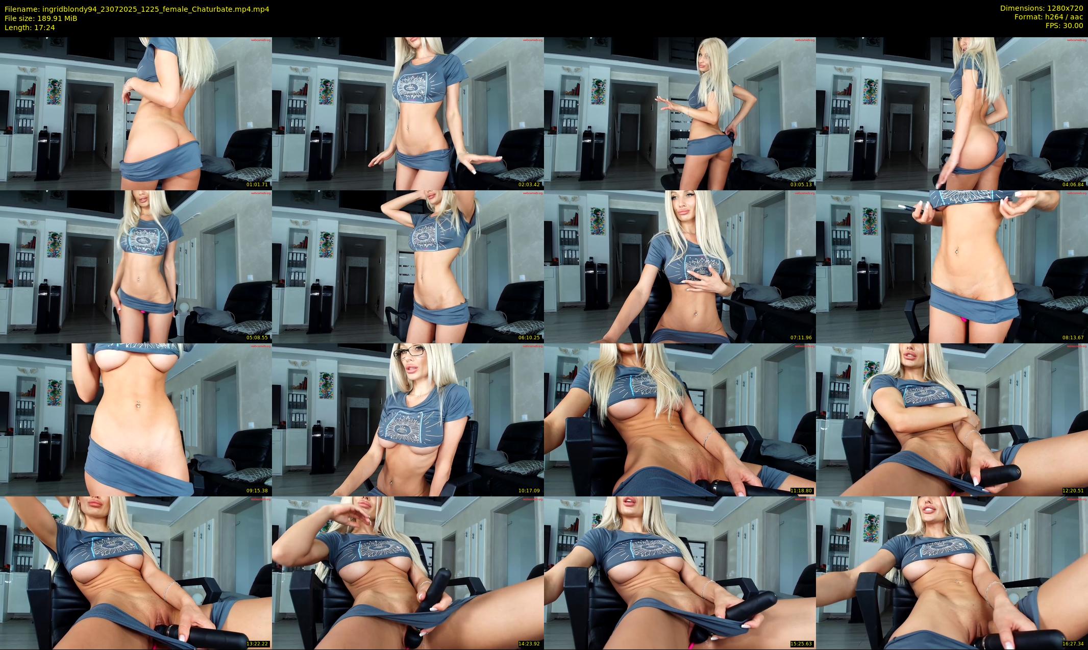 ingridblondy94 — 18 minute Chaturbate female cam show recording, 720p, Jul 23, 2025
