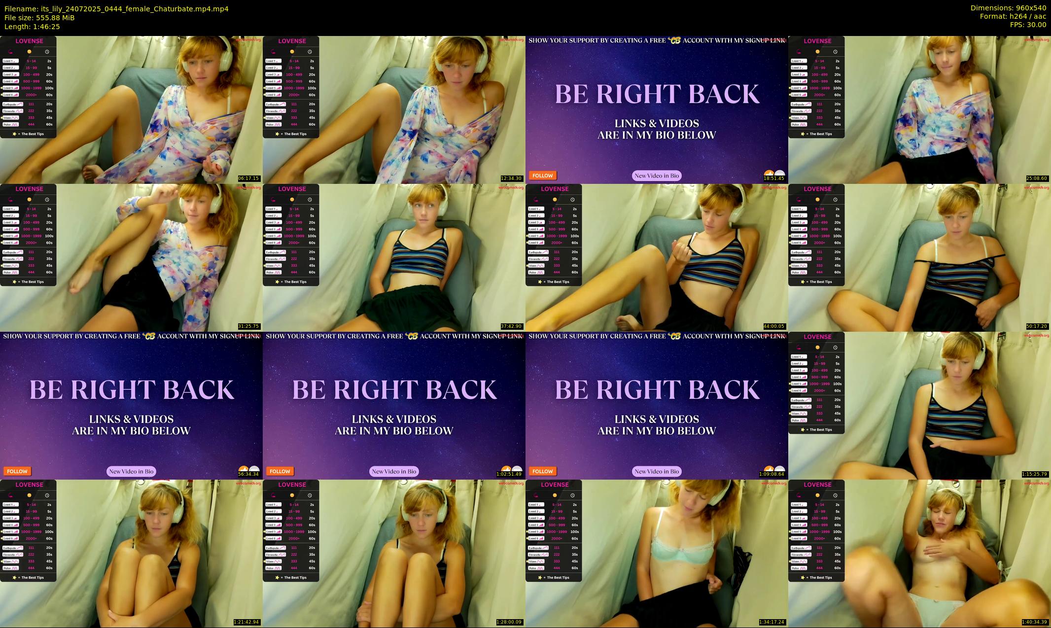 its_lily — 107 minute Chaturbate female cam show recording, 480p, Jul 24, 2025
