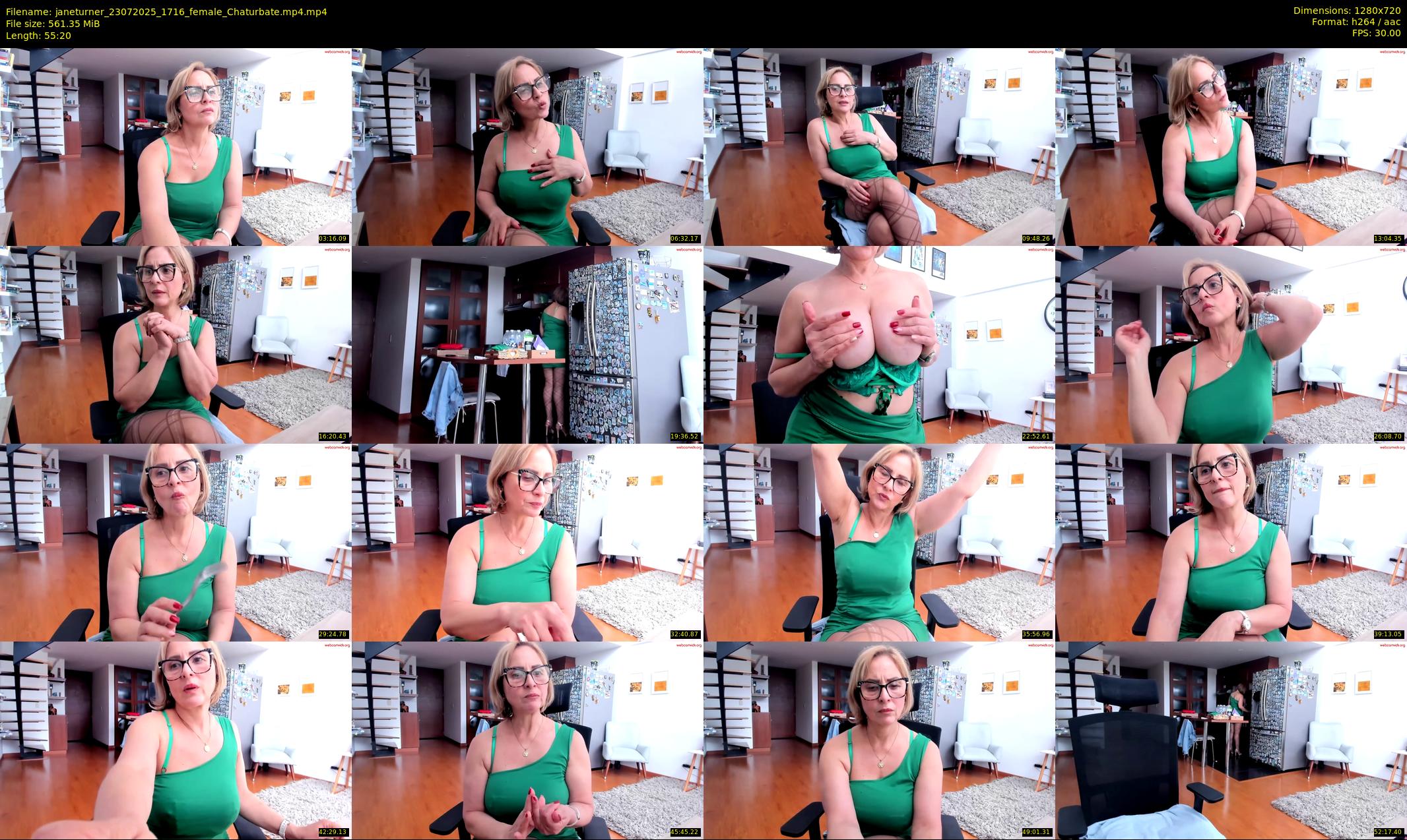 janeturner — 56 minute Chaturbate female cam show recording, 720p, Jul 23, 2025