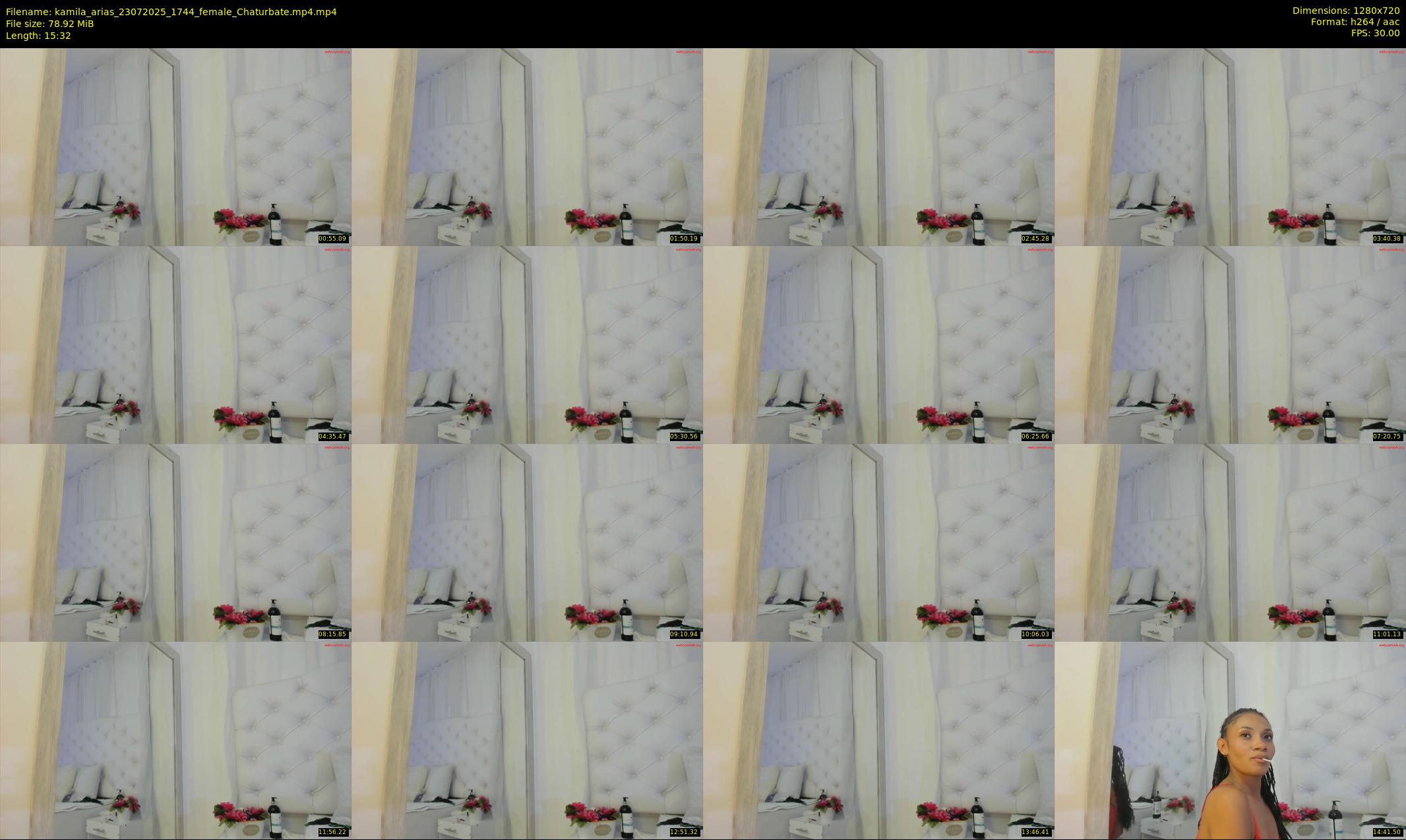 kamila_arias — 16 minute Chaturbate female cam show recording, 720p, Jul 23, 2025