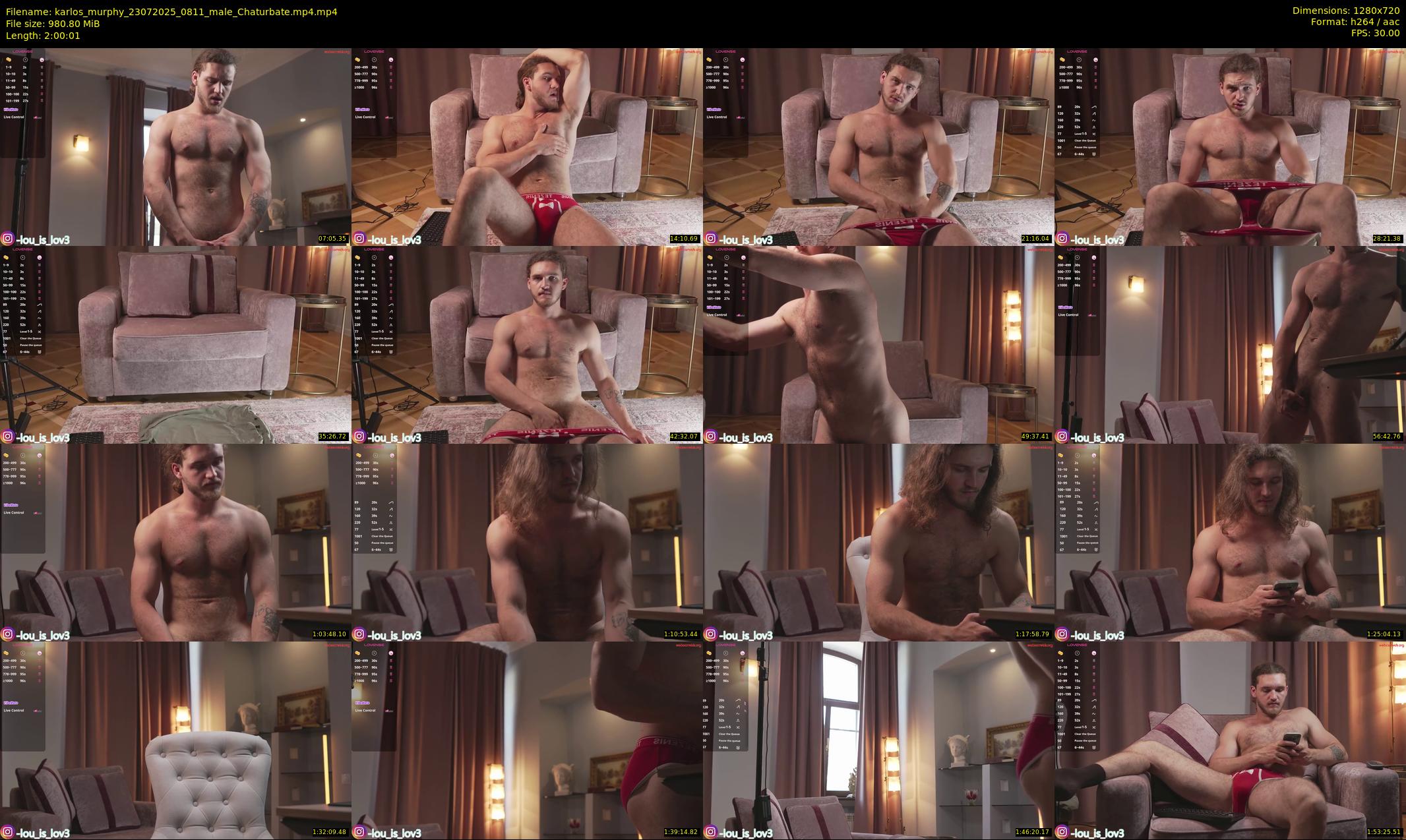 karlos_murphy — 121 minute Chaturbate male cam show recording, 720p, Jul 23, 2025