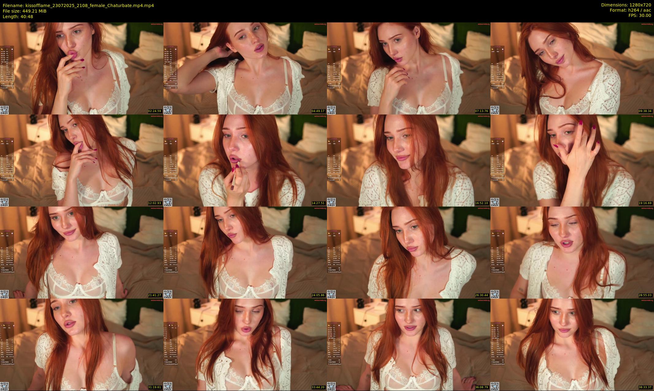 kissofflame — 41 minute Chaturbate female cam show recording, 720p, Jul 23, 2025