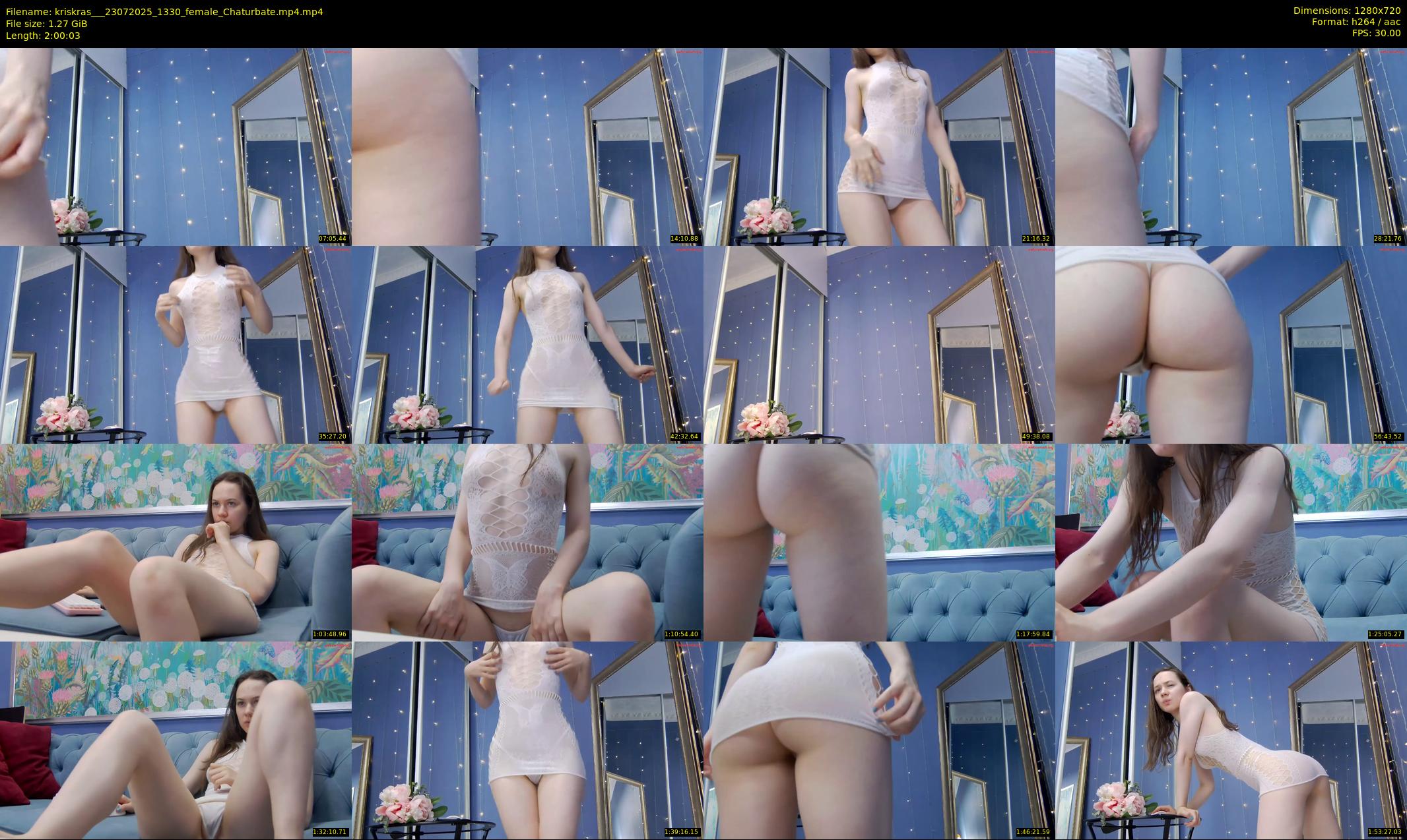 kriskras__ — 121 minute Chaturbate female cam show recording, 720p, Jul 23, 2025