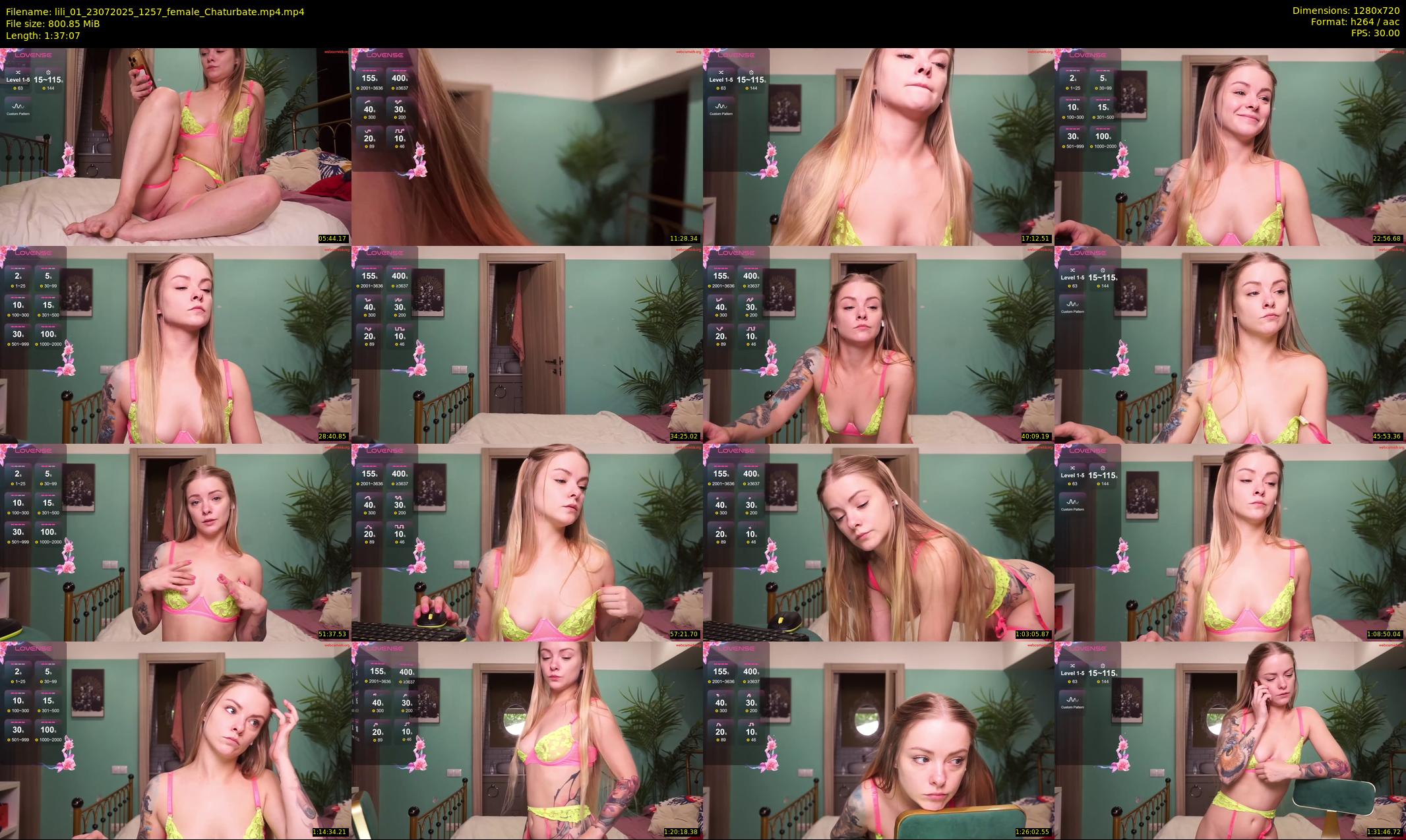 lili_01 — 98 minute Chaturbate female cam show recording, 720p, Jul 23, 2025