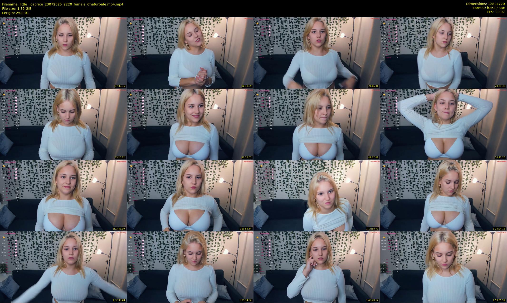 little__caprice — 121 minute Chaturbate female cam show recording, 720p, Jul 23, 2025