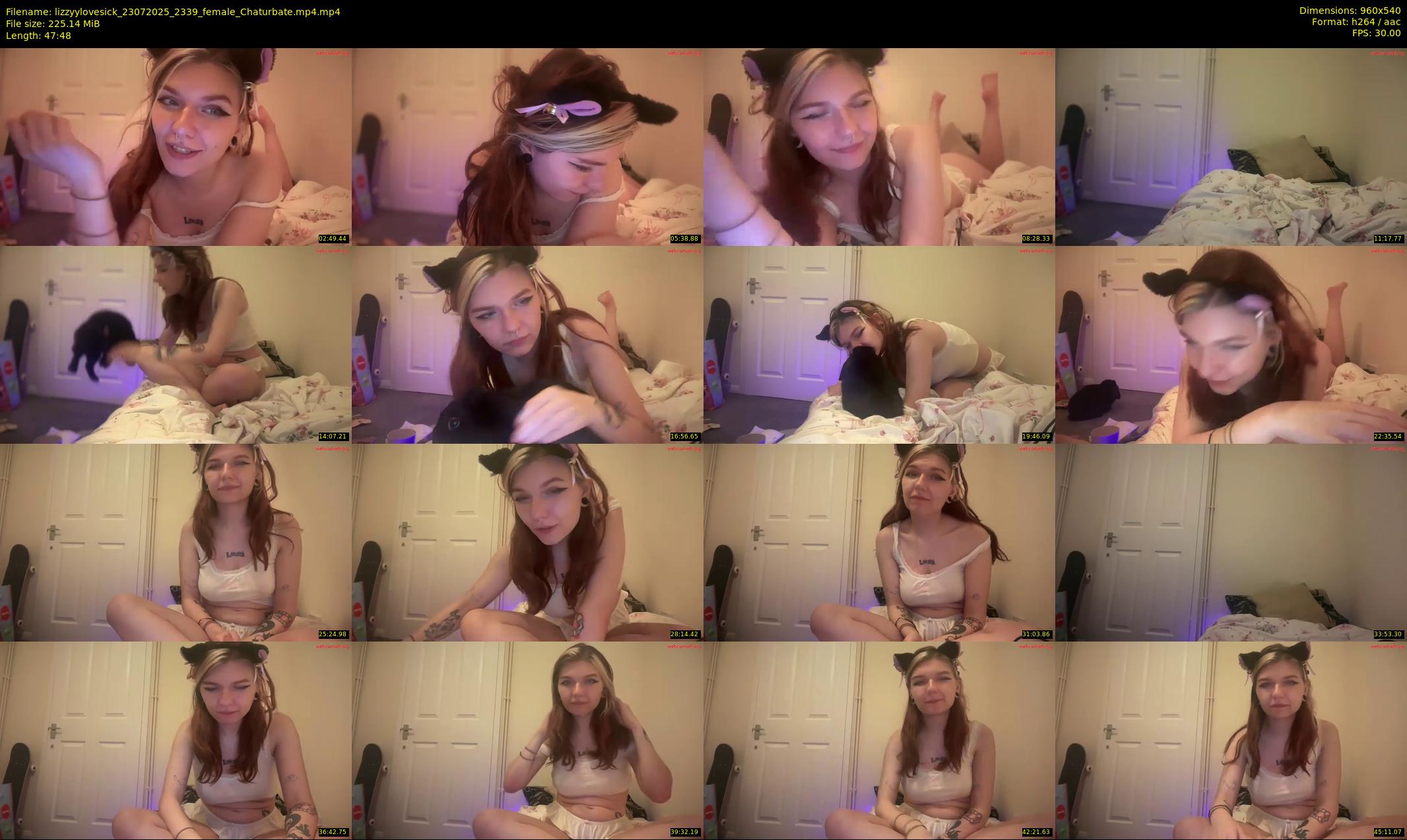 lizzyylovesick — 48 minute Chaturbate female cam show recording, 480p, Jul 23, 2025