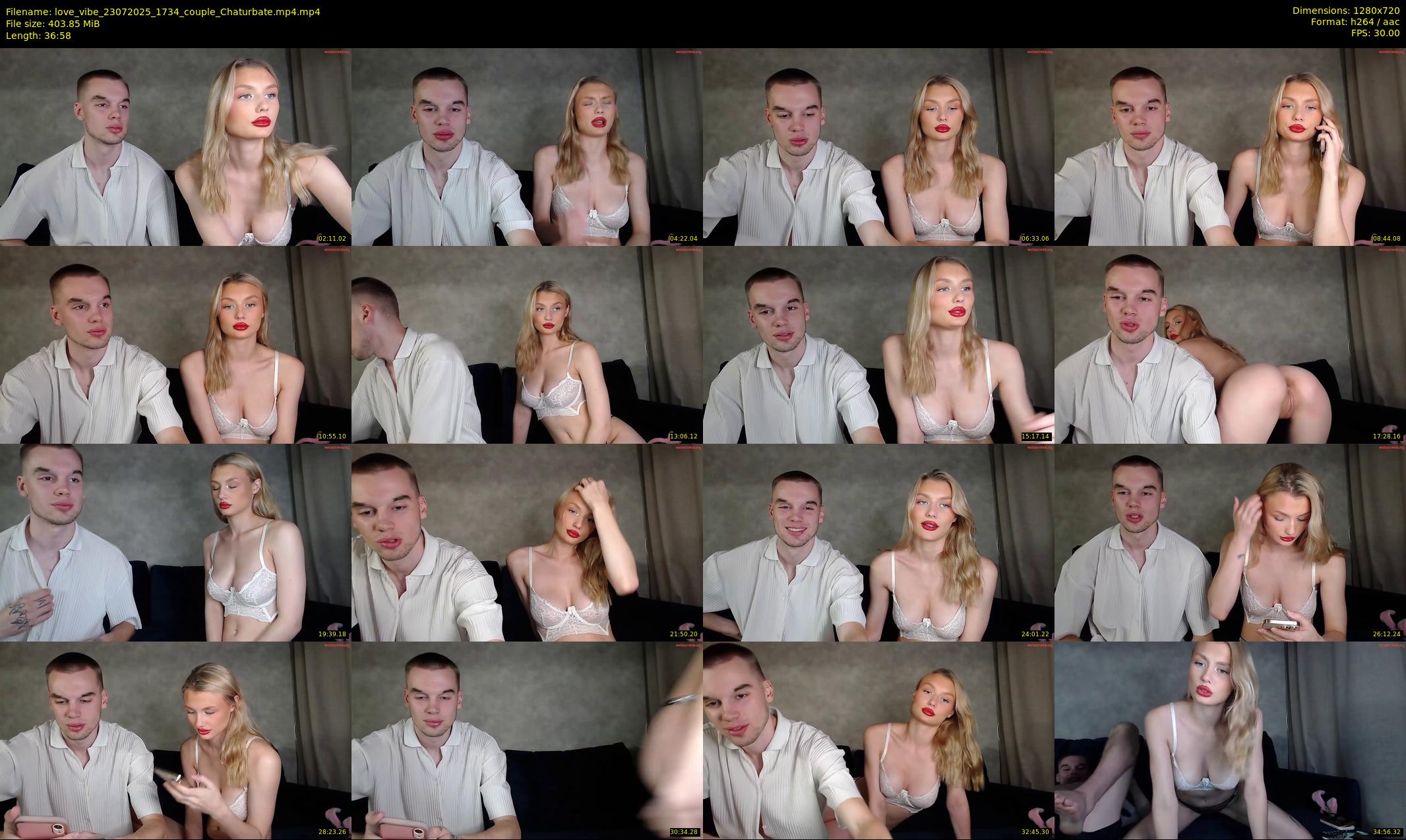 love_vibe — 37 minute Chaturbate couple cam show recording, 720p, Jul 23, 2025