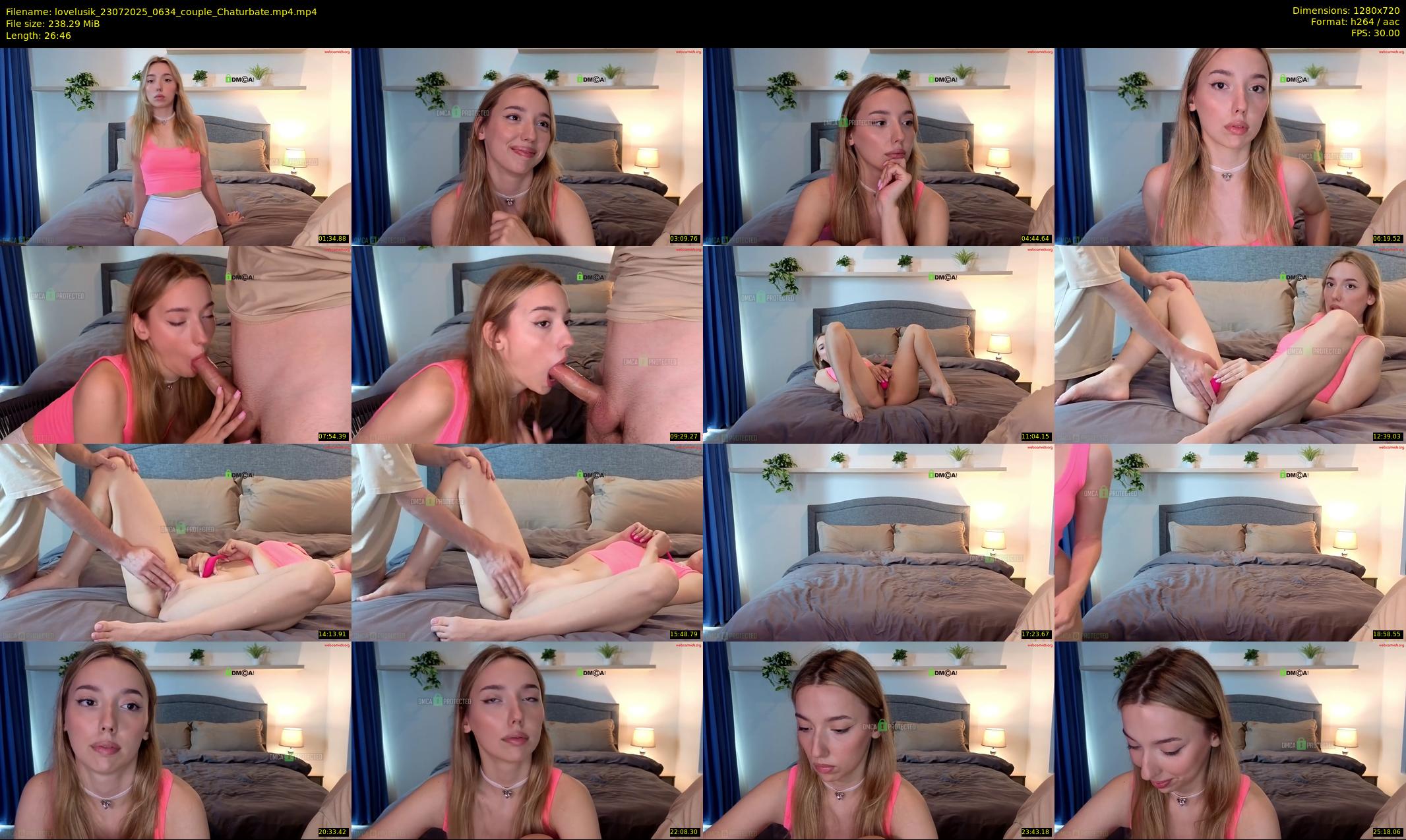 lovelusik — 27 minute Chaturbate couple cam show recording, 720p, Jul 23, 2025