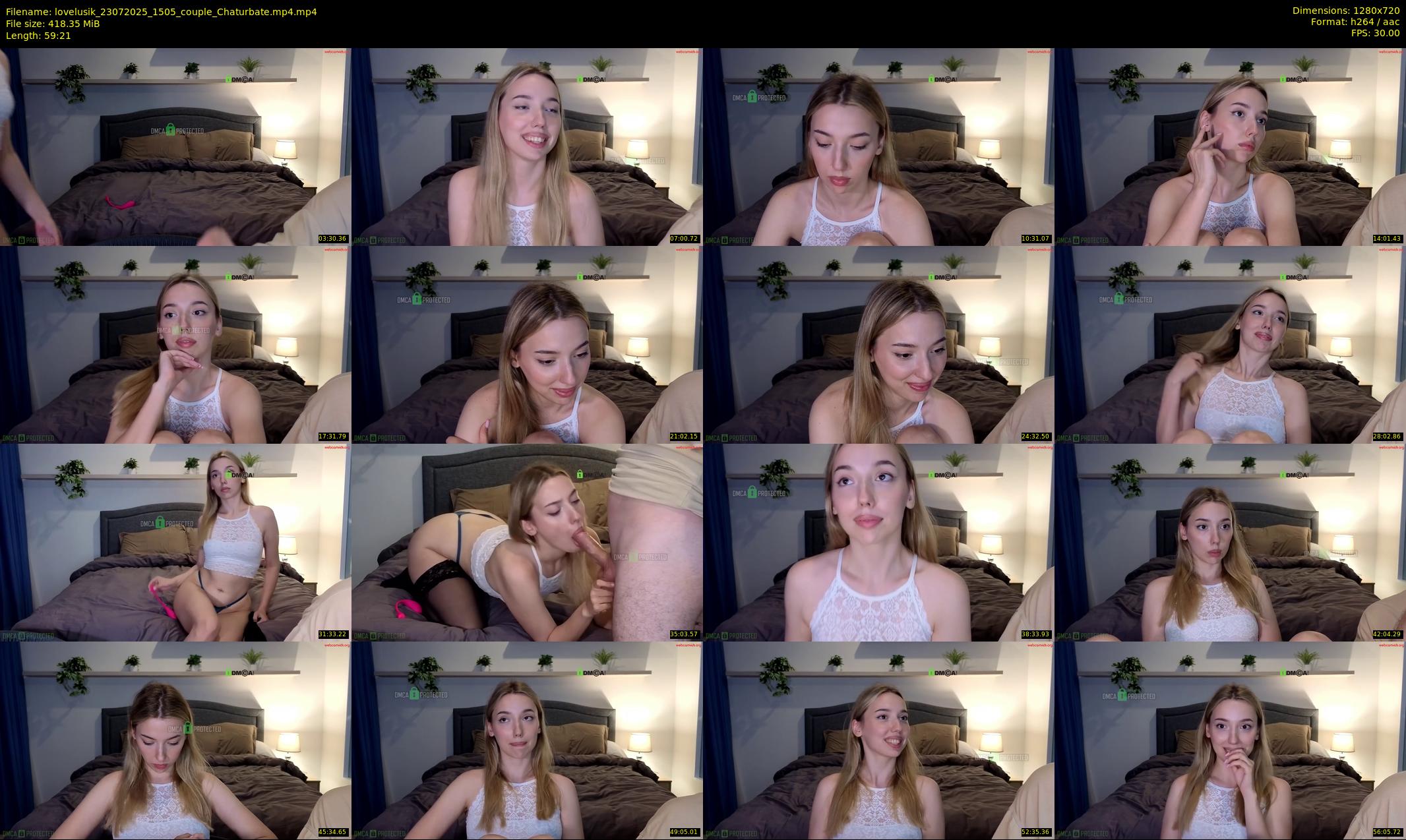 lovelusik — 60 minute Chaturbate couple cam show recording, 720p, Jul 23, 2025