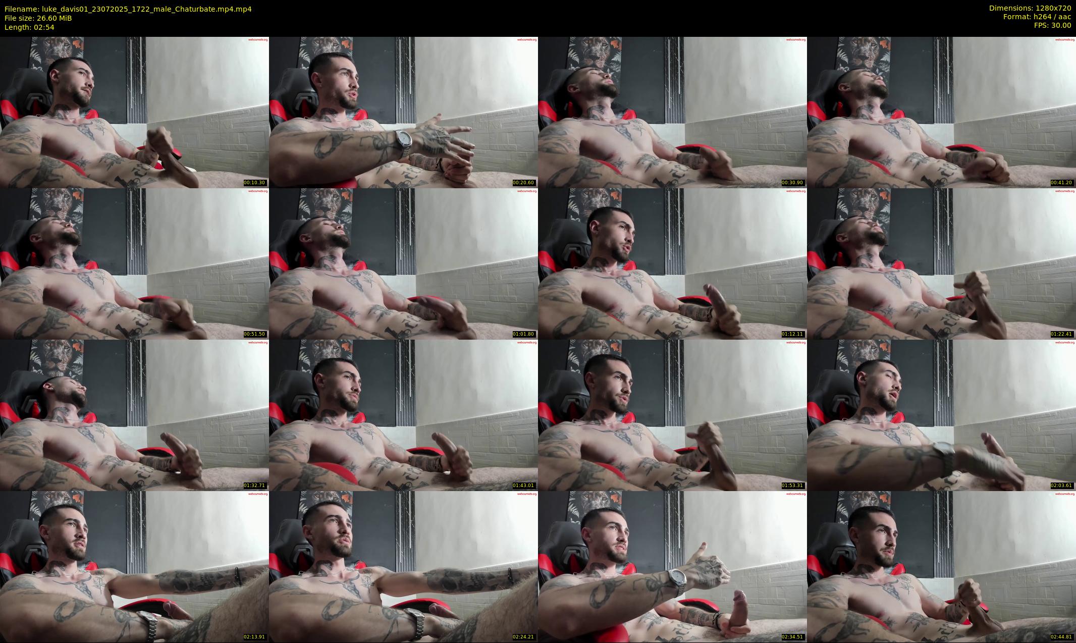 luke_davis01 — 3 minute Chaturbate male cam show recording, 720p, Jul 23, 2025
