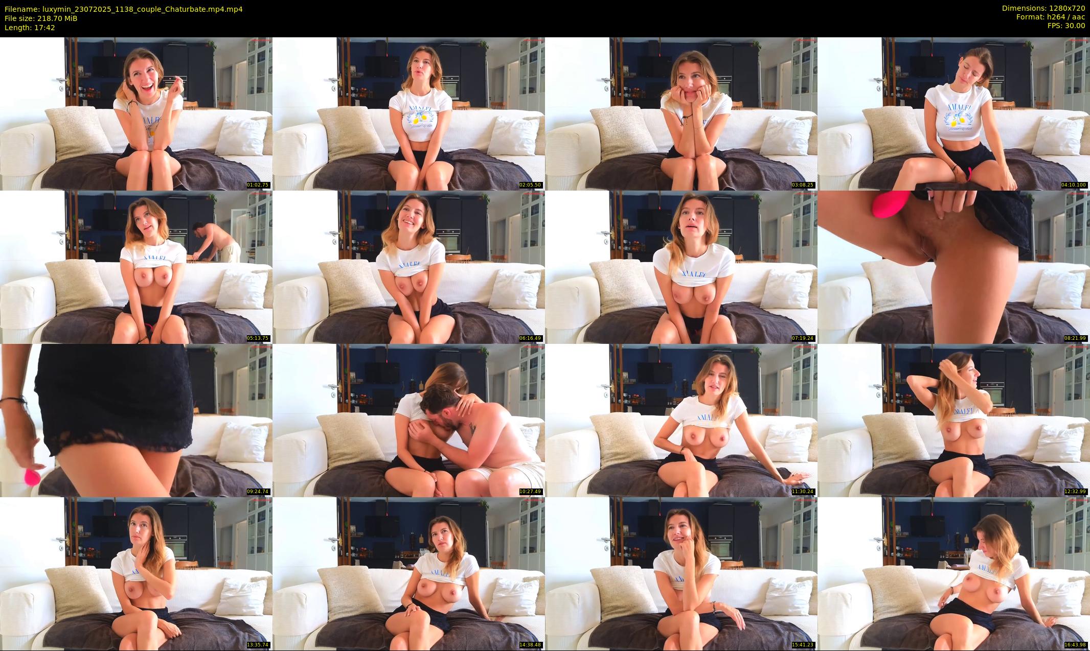 luxymin — 18 minute Chaturbate couple cam show recording, 720p, Jul 23, 2025