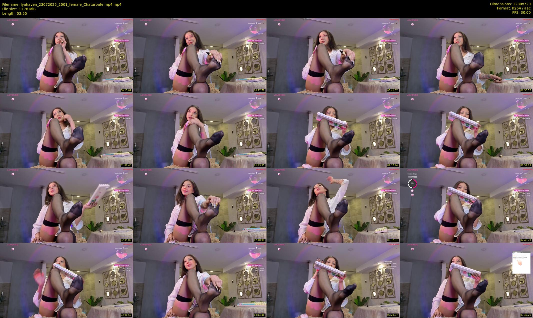 lyahaven — 4 minute Chaturbate female cam show recording, 720p, Jul 23, 2025