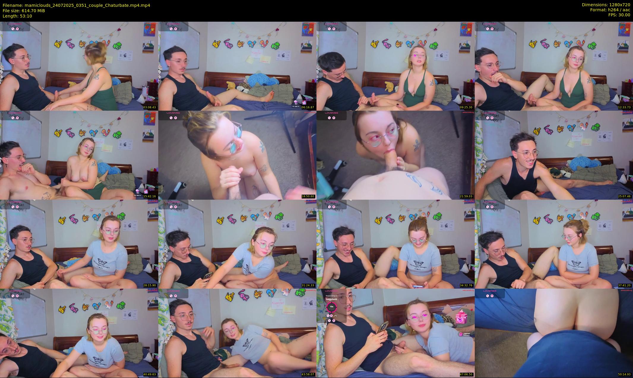mamiclouds — 54 minute Chaturbate female cam show recording, 720p, Jul 24, 2025