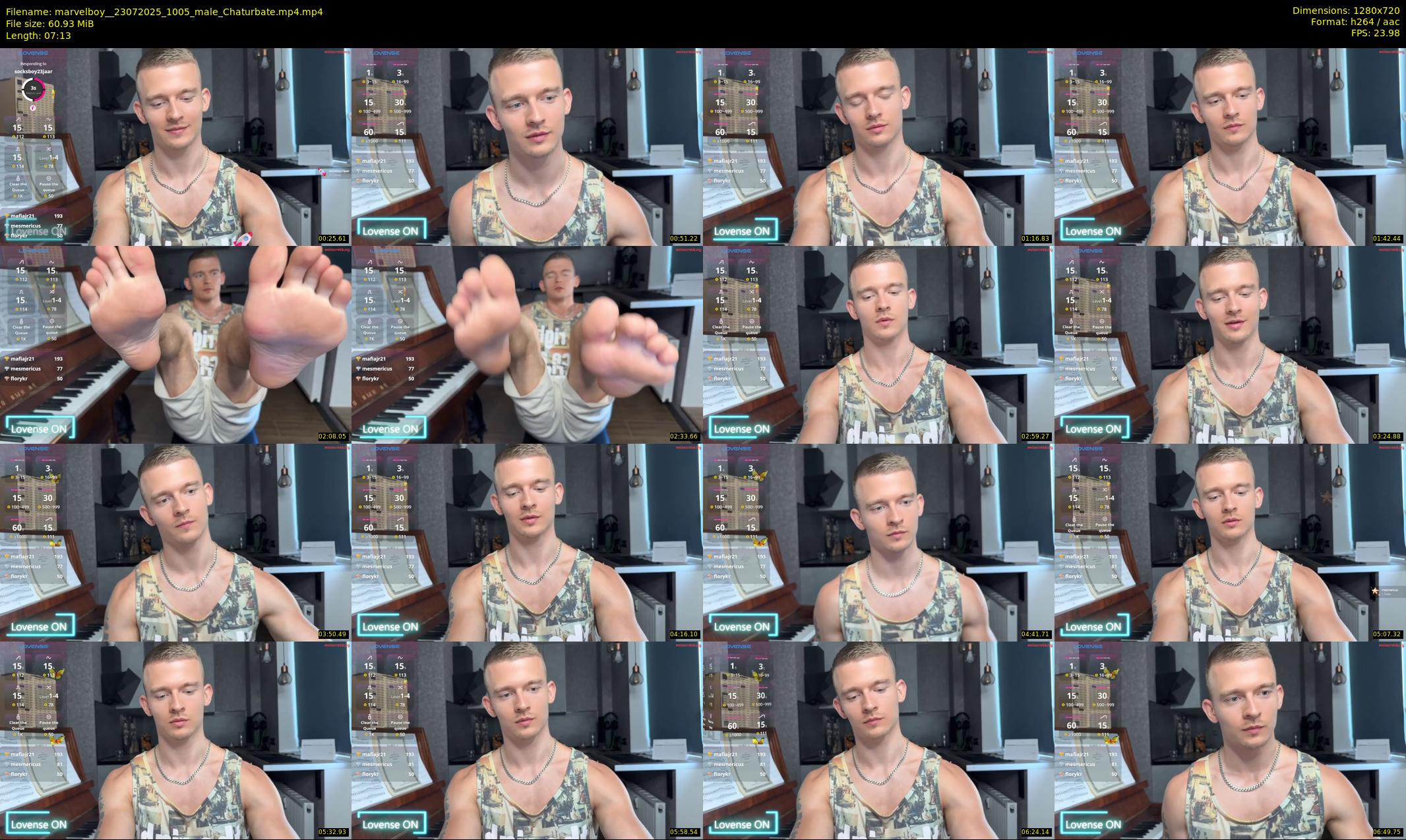 marvelboy_ — 8 minute Chaturbate male cam show recording, 720p, Jul 23, 2025