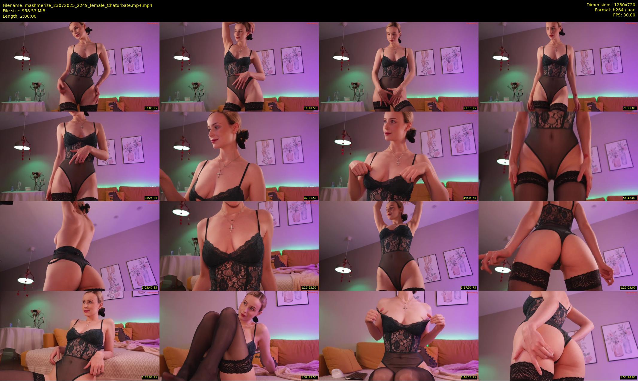 mashmerize — 120 minute Chaturbate female cam show recording, 720p, Jul 23, 2025
