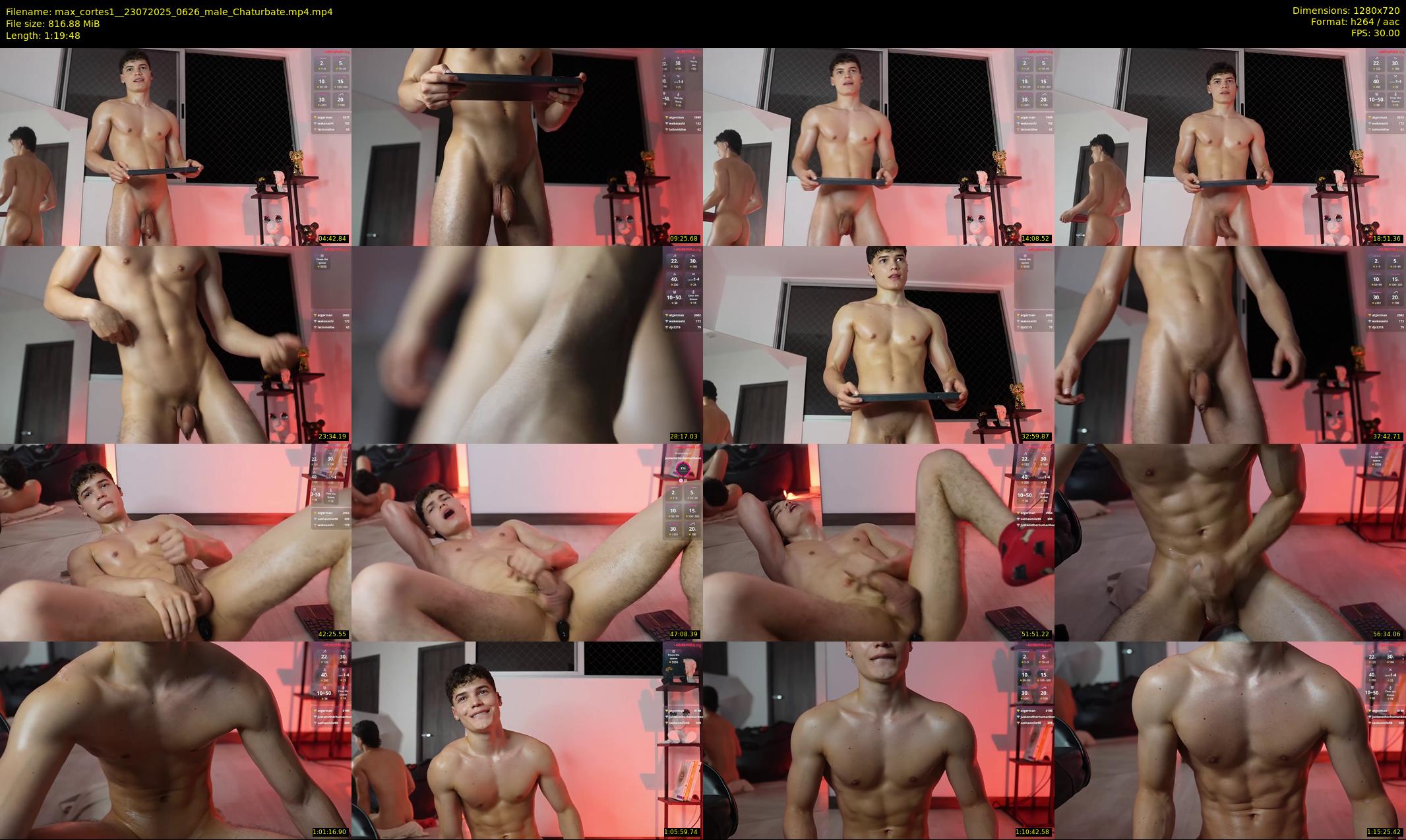 max_cortes1_ — 80 minute Chaturbate male cam show recording, 720p, Jul 23, 2025