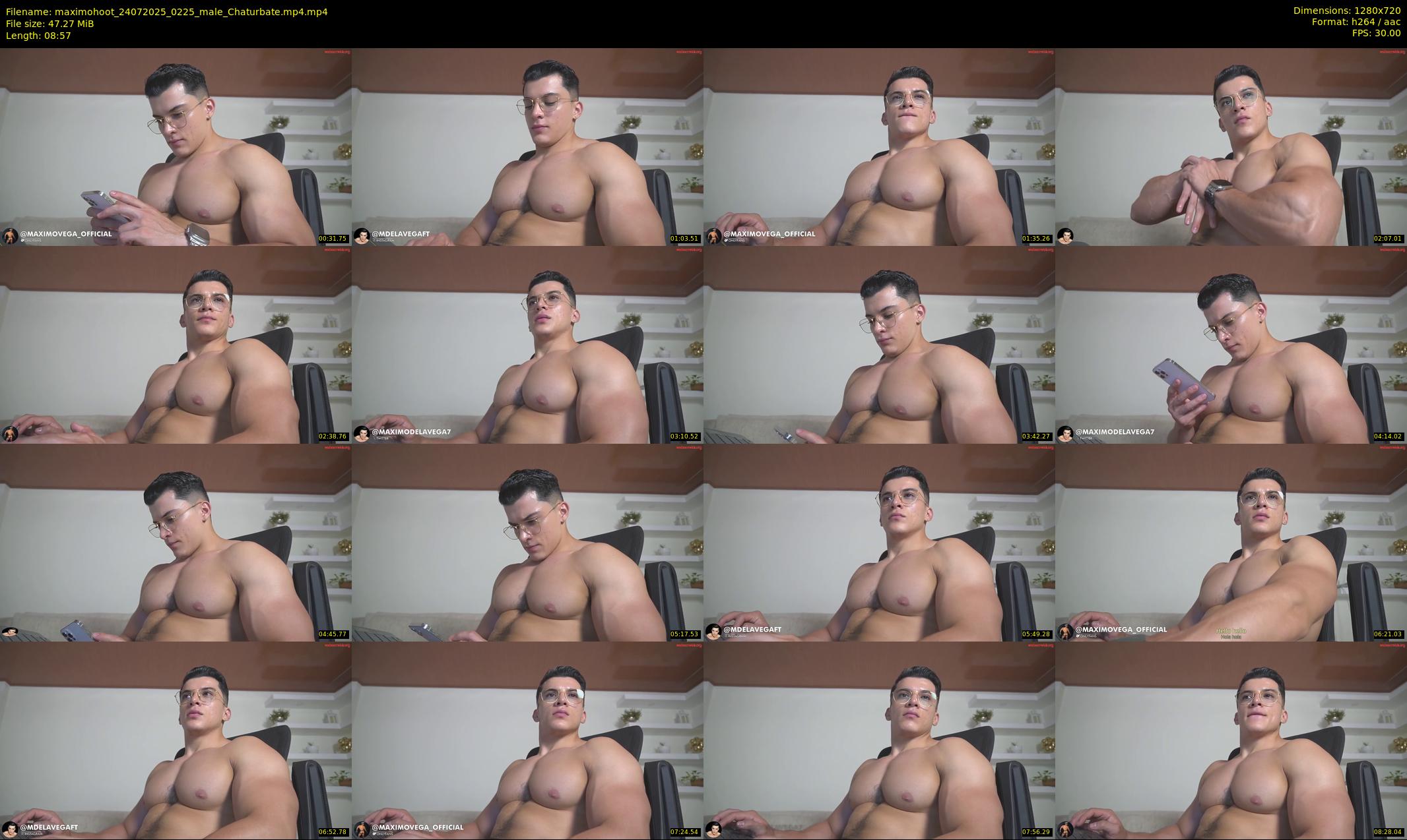 maximohoot — 9 minute Chaturbate male cam show recording, 720p, Jul 24, 2025