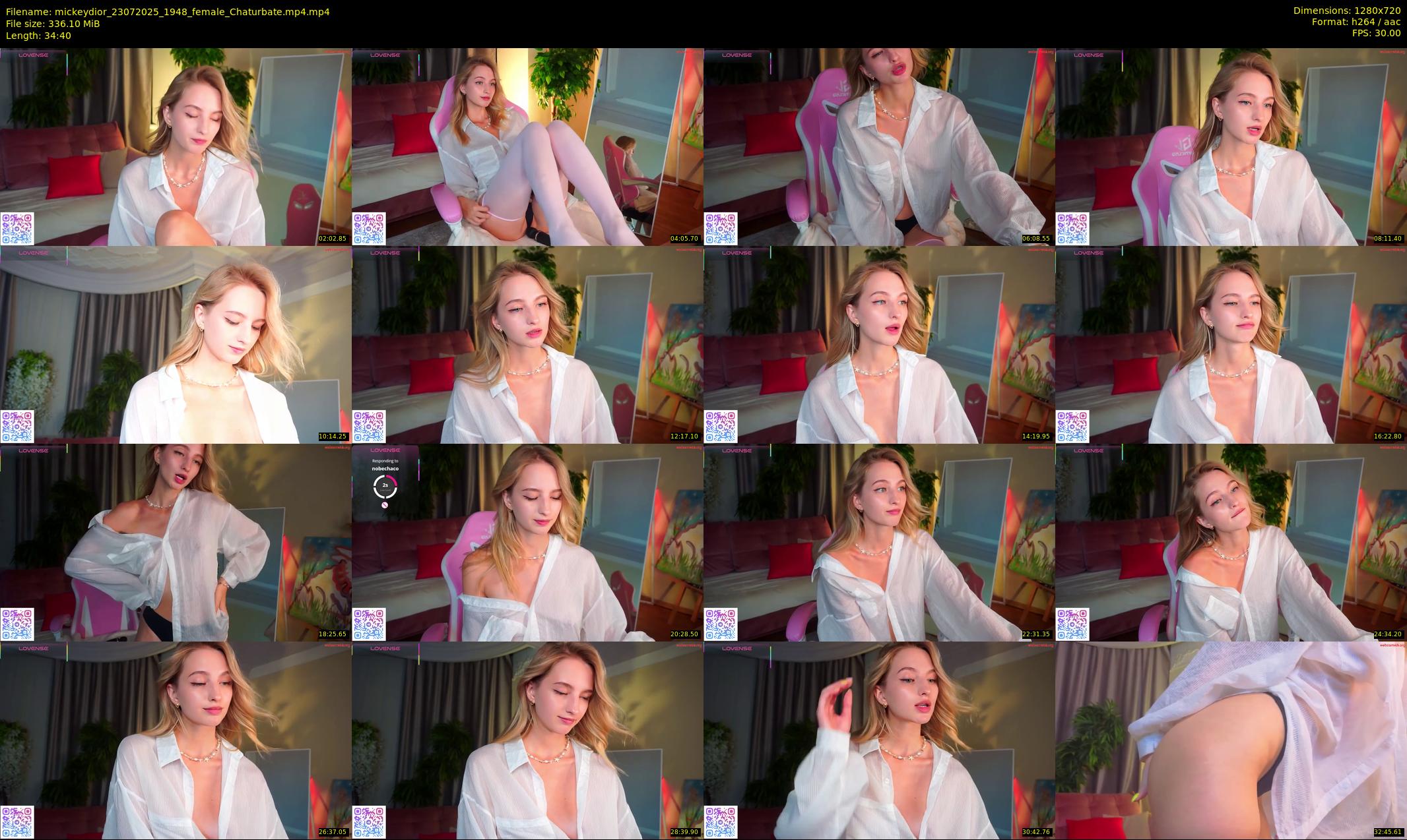 mickeydior — 35 minute Chaturbate female cam show recording, 720p, Jul 23, 2025