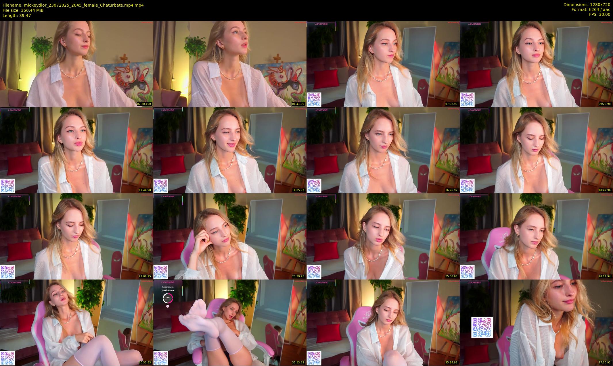 mickeydior — 40 minute Chaturbate female cam show recording, 720p, Jul 23, 2025