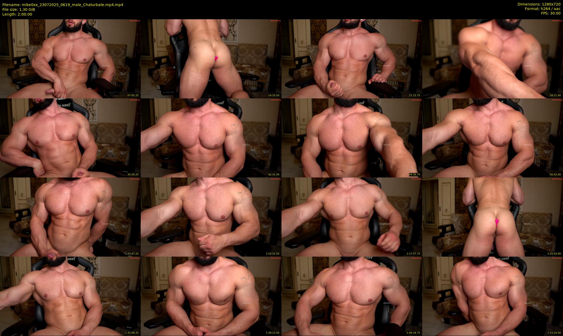 mike0xx — 120 minute Chaturbate male cam show recording, 720p, Jul 23, 2025