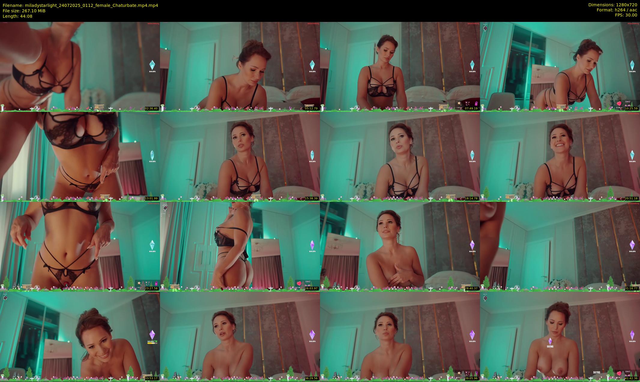 miladystarlight — 45 minute Chaturbate female cam show recording, 720p, Jul 24, 2025