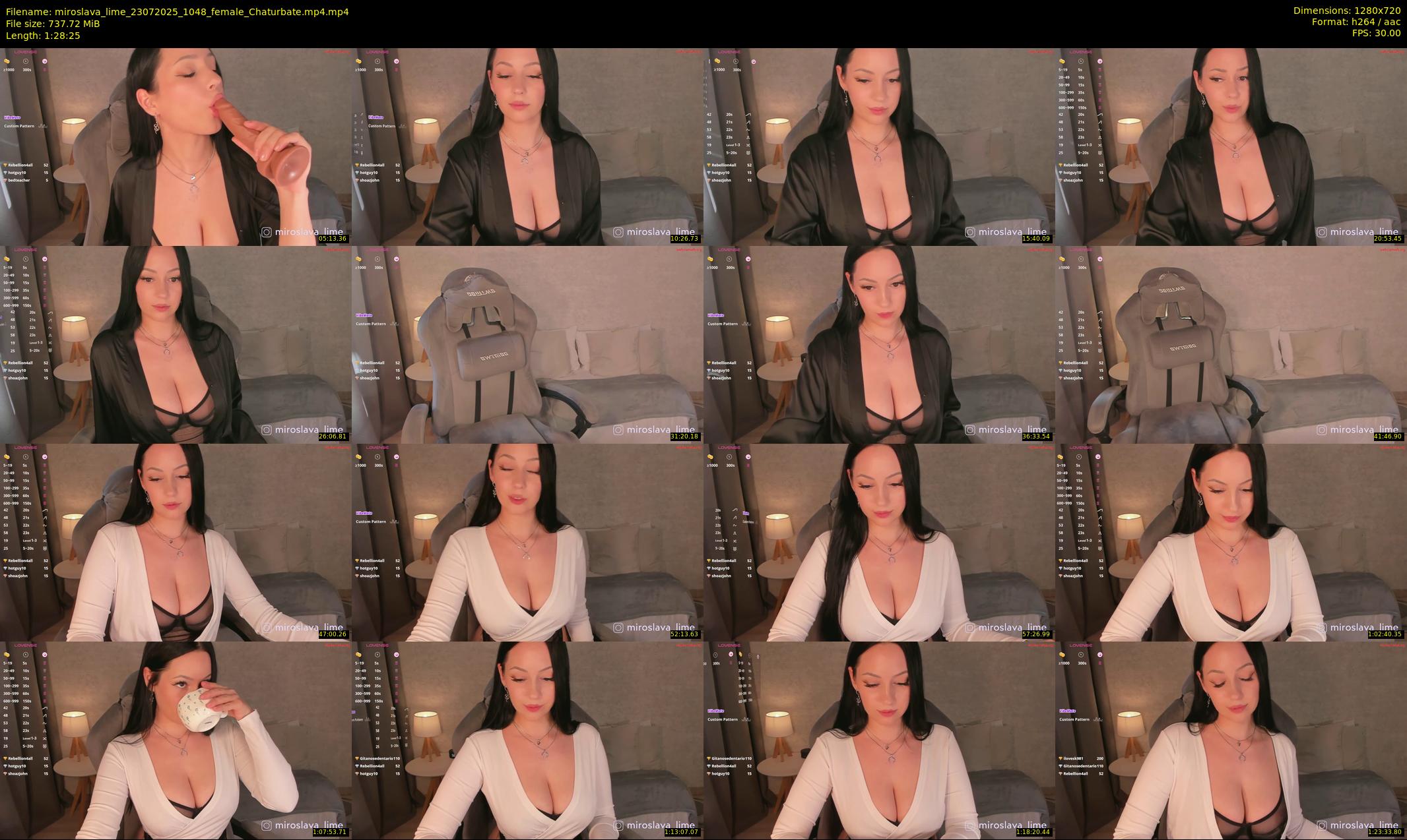 miroslava_lime — 89 minute Chaturbate female cam show recording, 720p, Jul 23, 2025