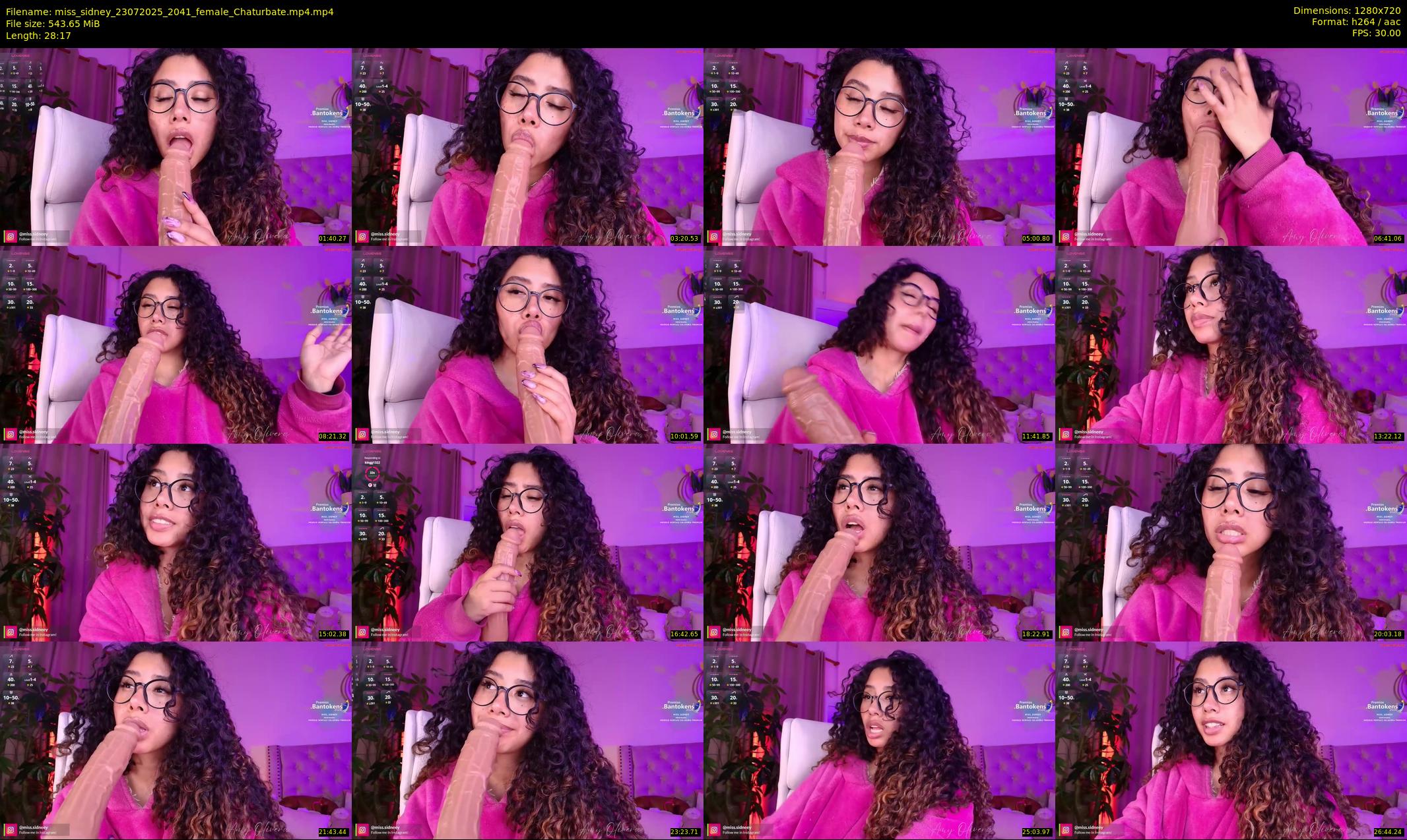 miss_sidney — 29 minute Chaturbate female cam show recording, 720p, Jul 23, 2025