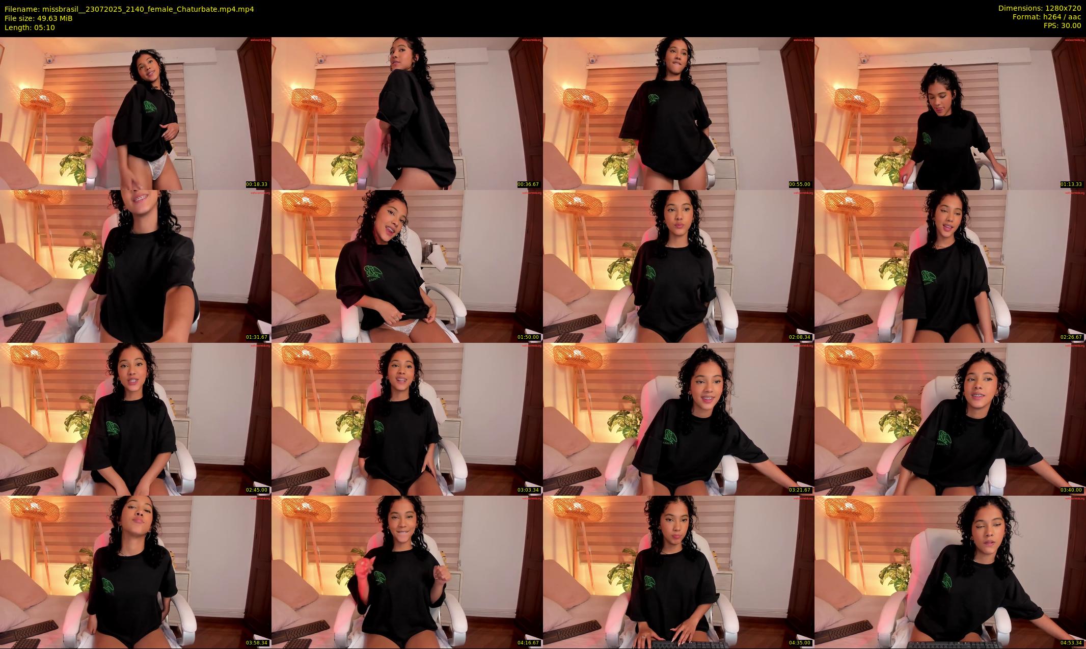 missbrasil_ — 6 minute Chaturbate female cam show recording, 720p, Jul 23, 2025