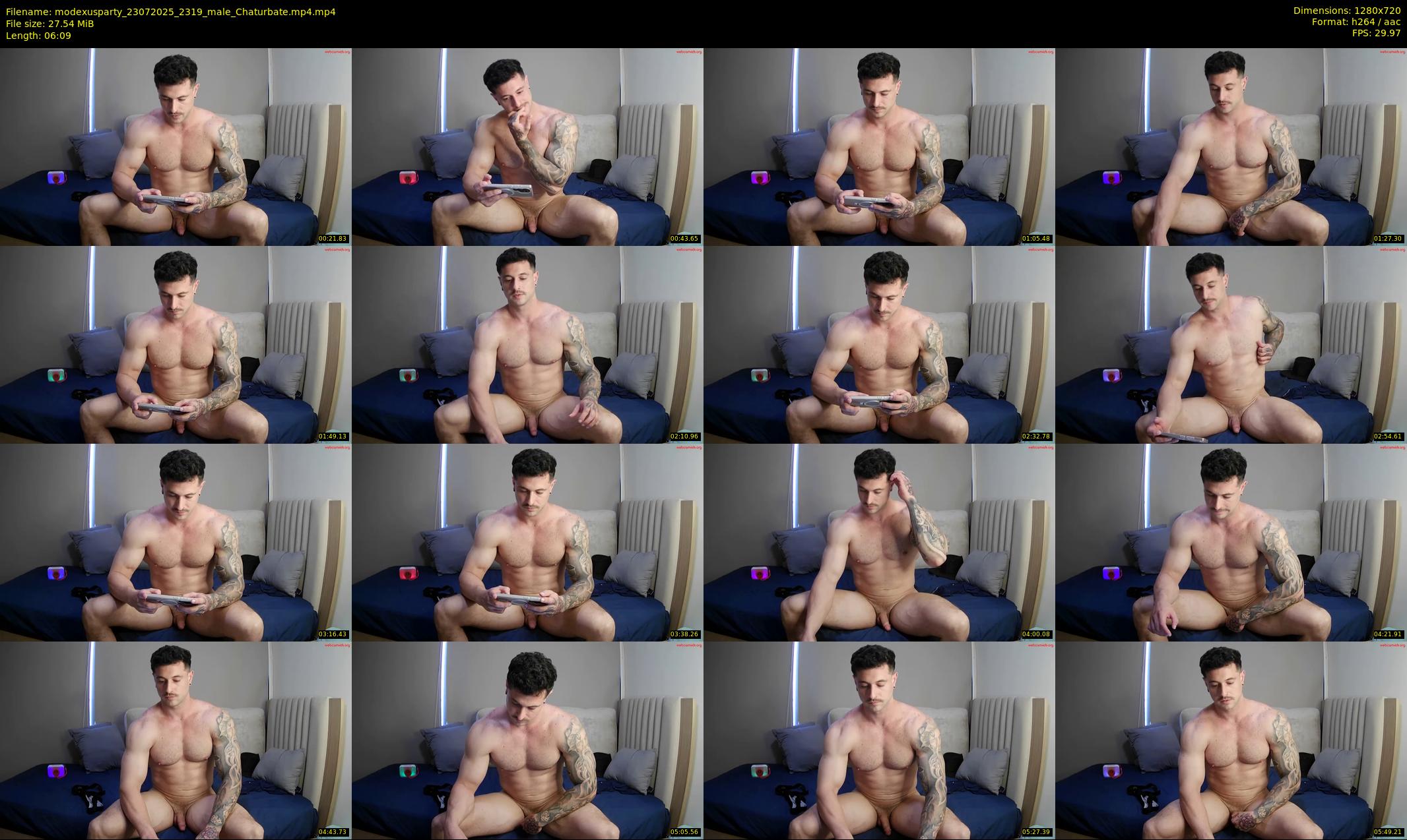 modexusparty — 7 minute Chaturbate male cam show recording, 720p, Jul 23, 2025