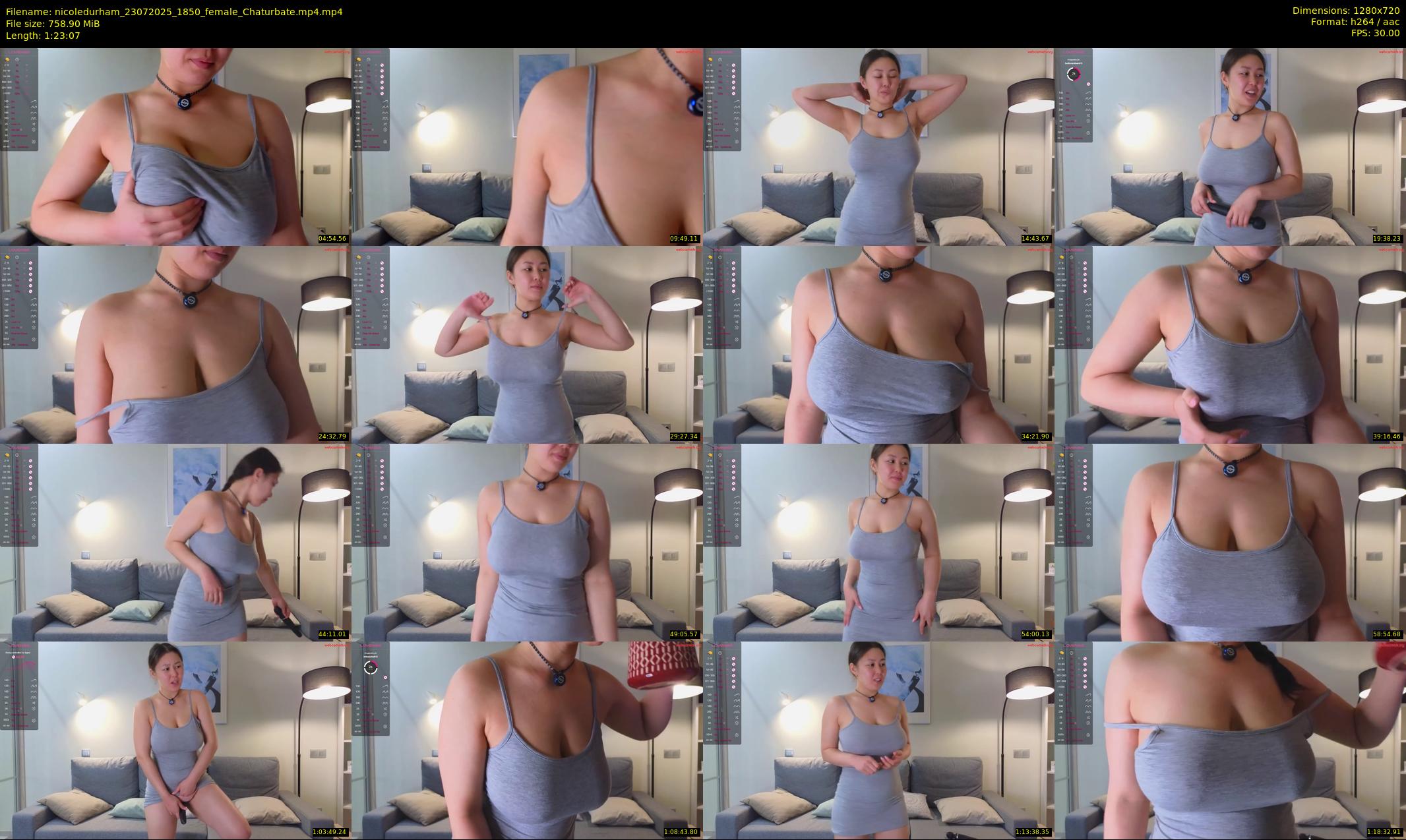 nicoledurham — 84 minute Chaturbate female cam show recording, 720p, Jul 23, 2025