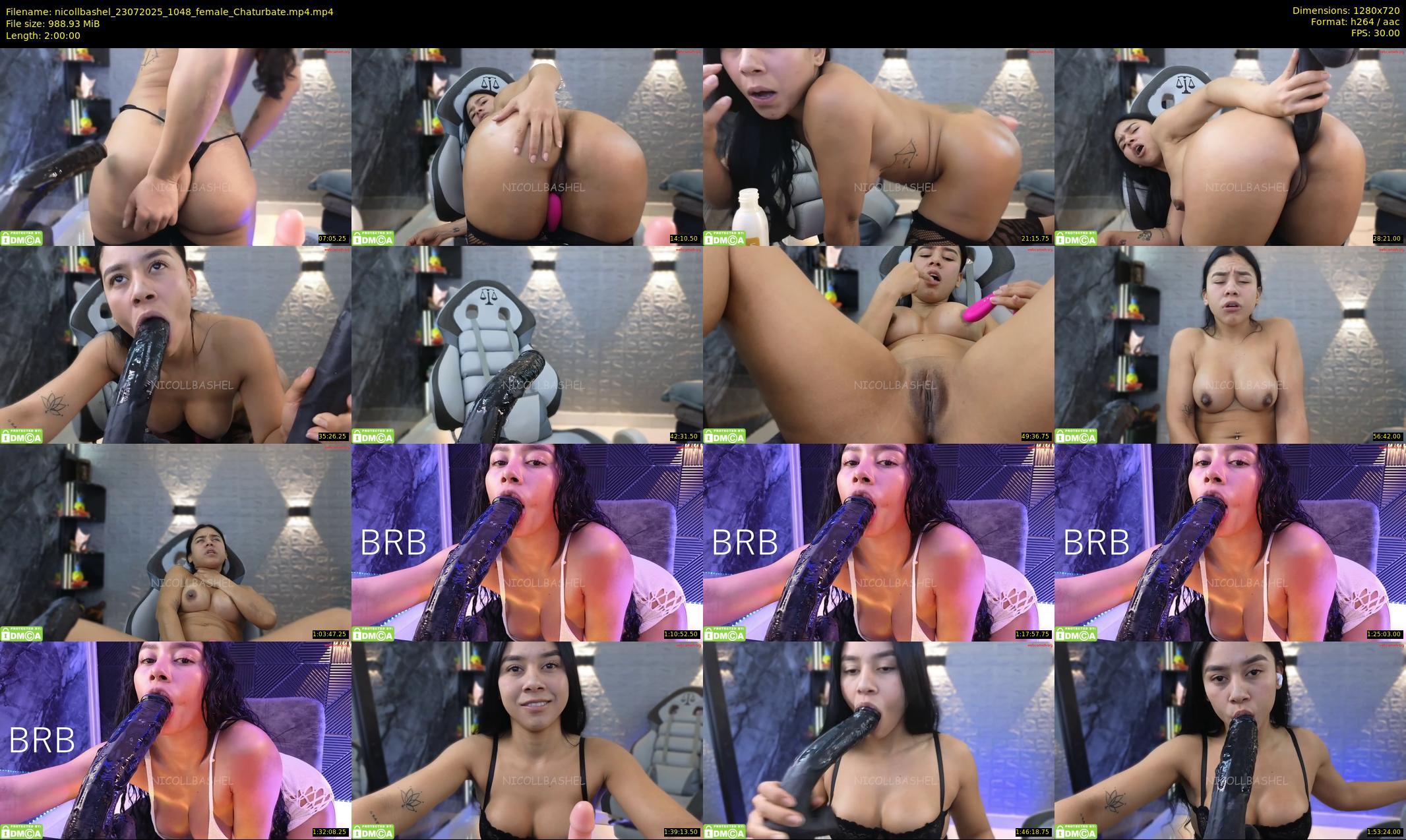 nicollbashel — 120 minute Chaturbate female cam show recording, 720p, Jul 23, 2025