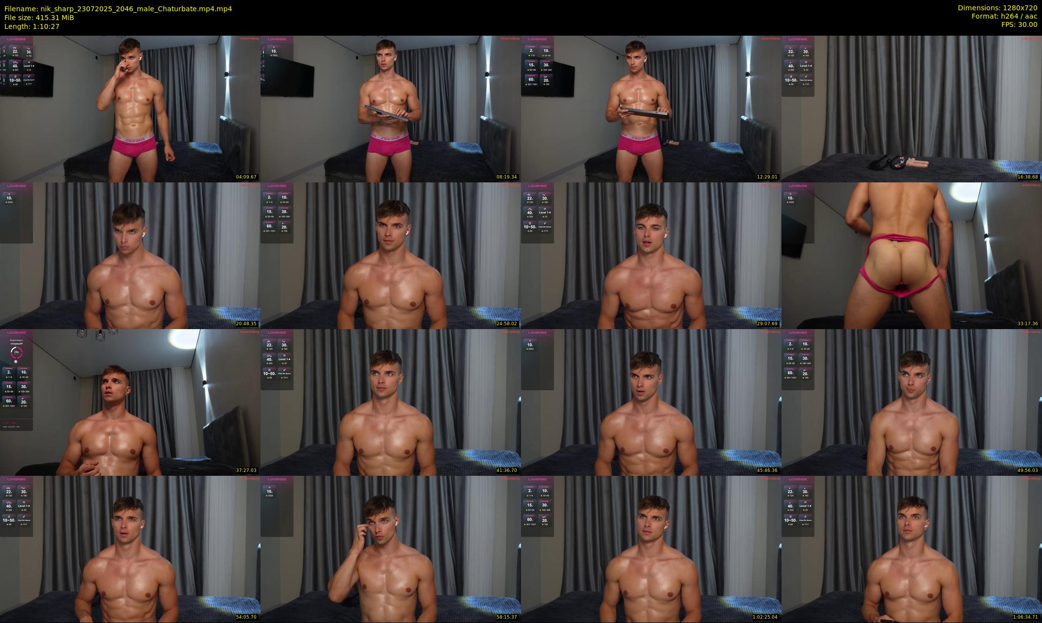 nik_sharp — 71 minute Chaturbate male cam show recording, 720p, Jul 23, 2025