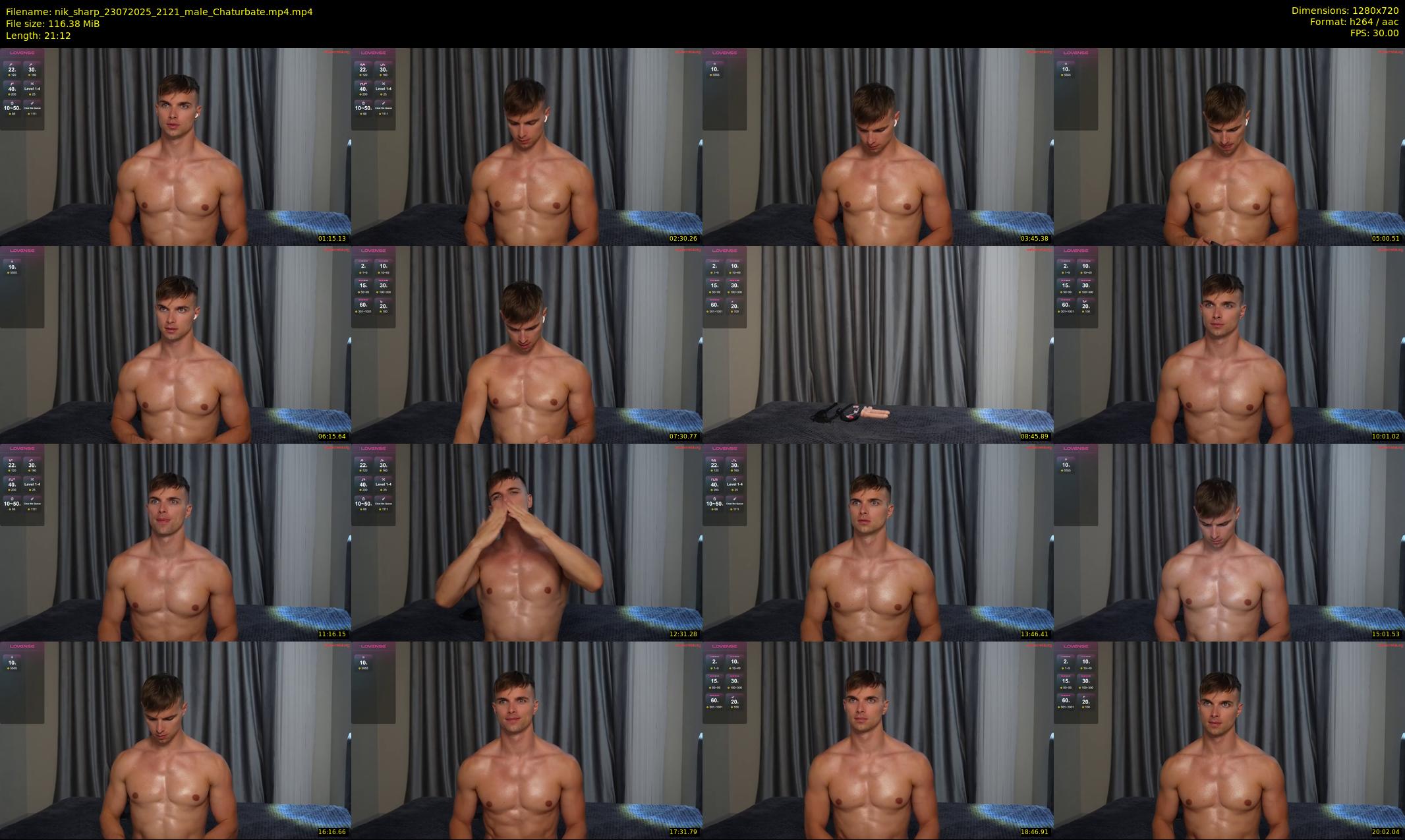 nik_sharp — 22 minute Chaturbate male cam show recording, 720p, Jul 23, 2025