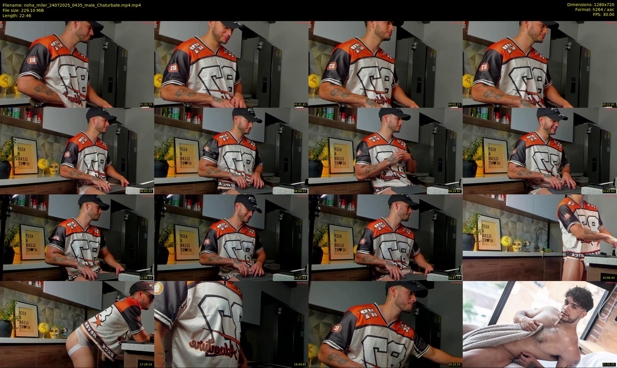 noha_miler — 23 minute Chaturbate male cam show recording, 720p, Jul 24, 2025