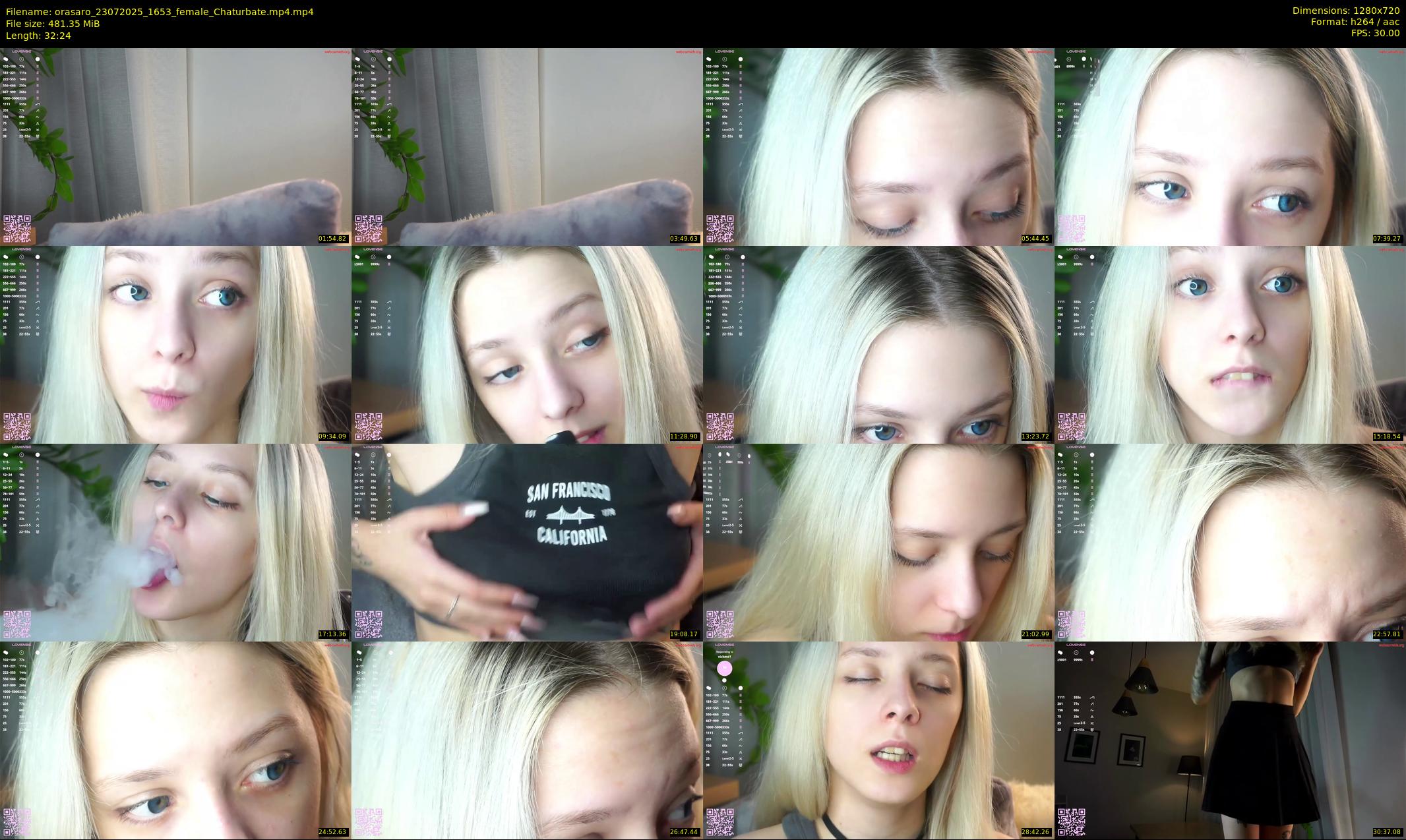 orasaro — 33 minute Chaturbate female cam show recording, 720p, Jul 23, 2025