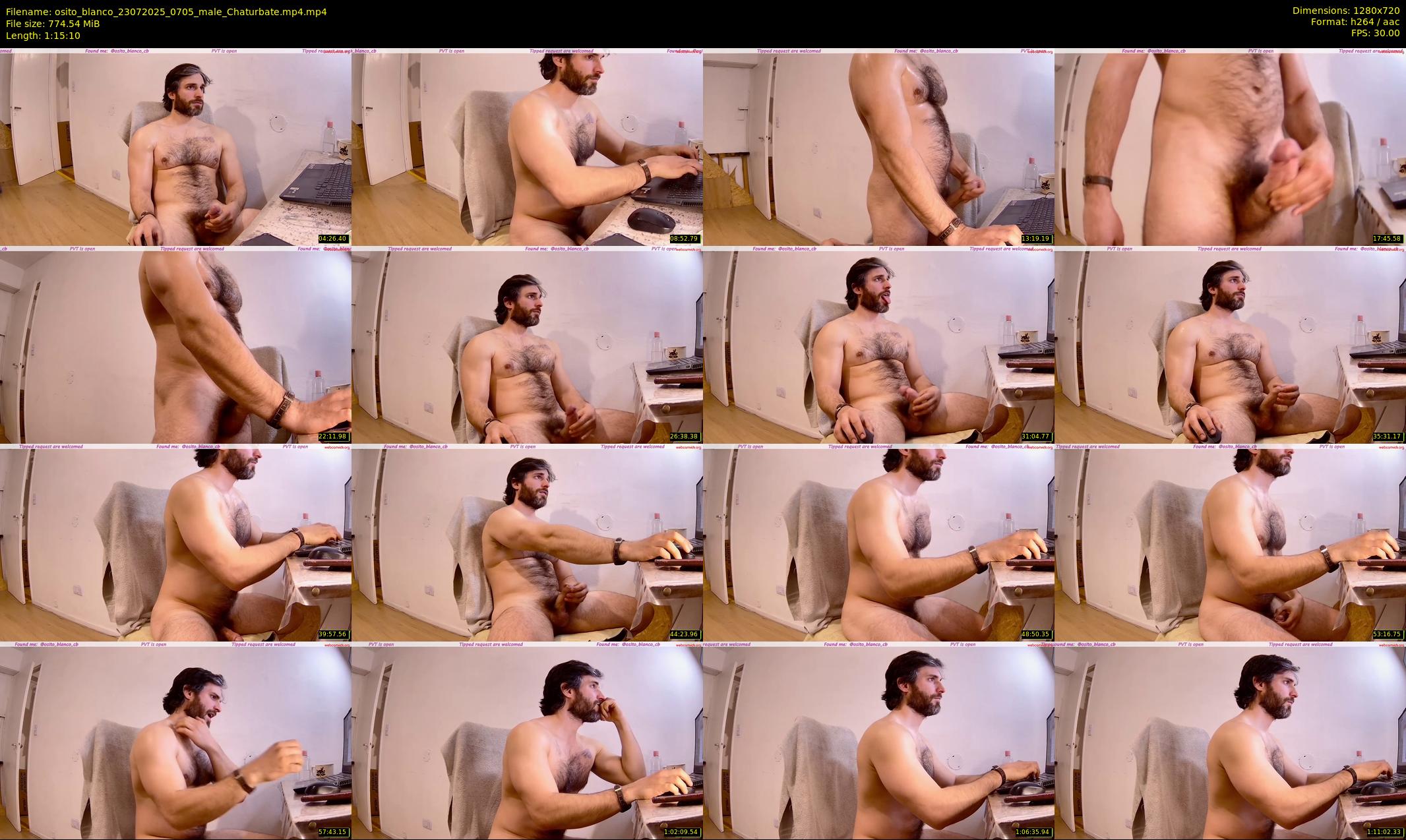 osito_blanco — 76 minute Chaturbate male cam show recording, 720p, Jul 23, 2025