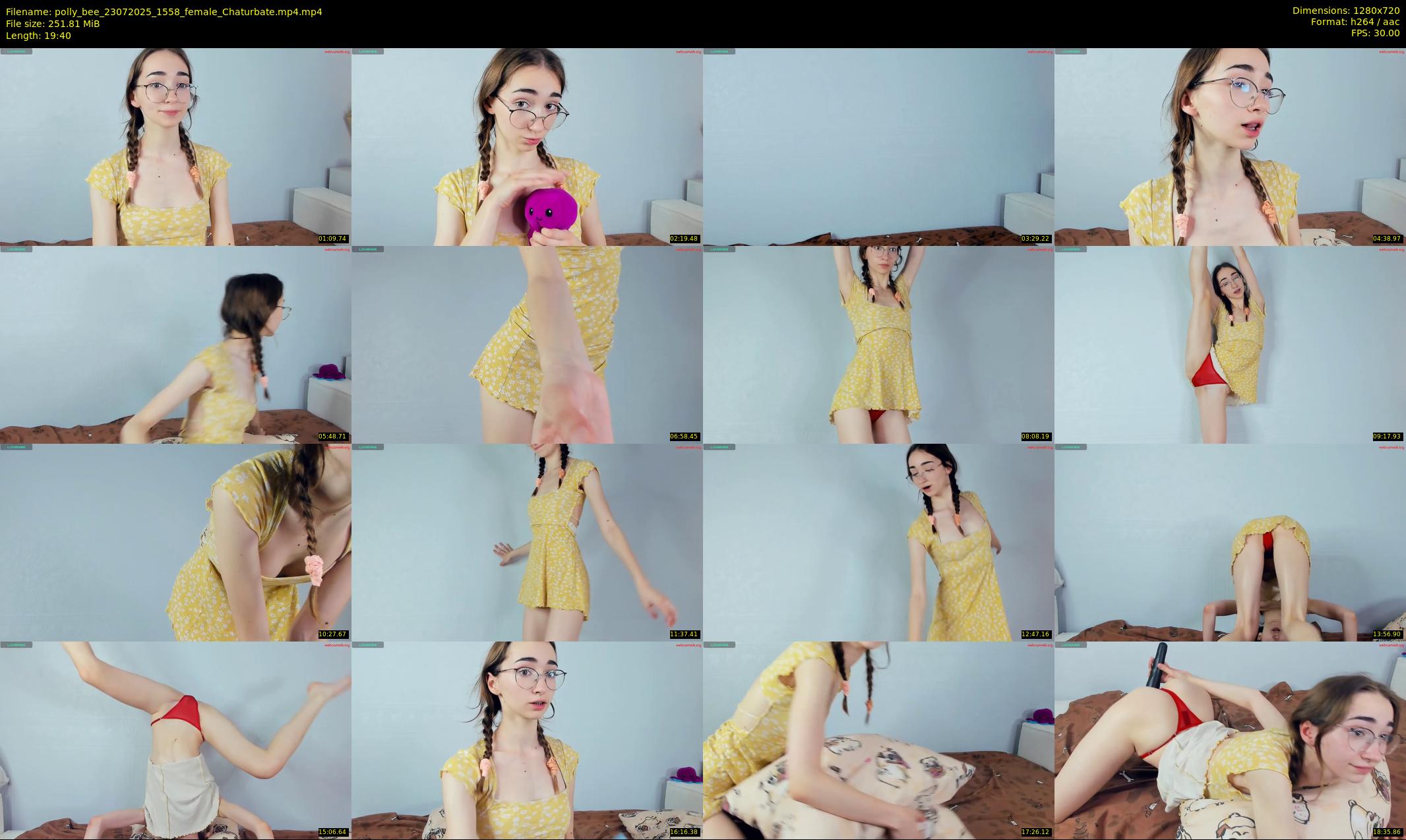 polly_bee — 20 minute Chaturbate female cam show recording, 720p, Jul 23, 2025