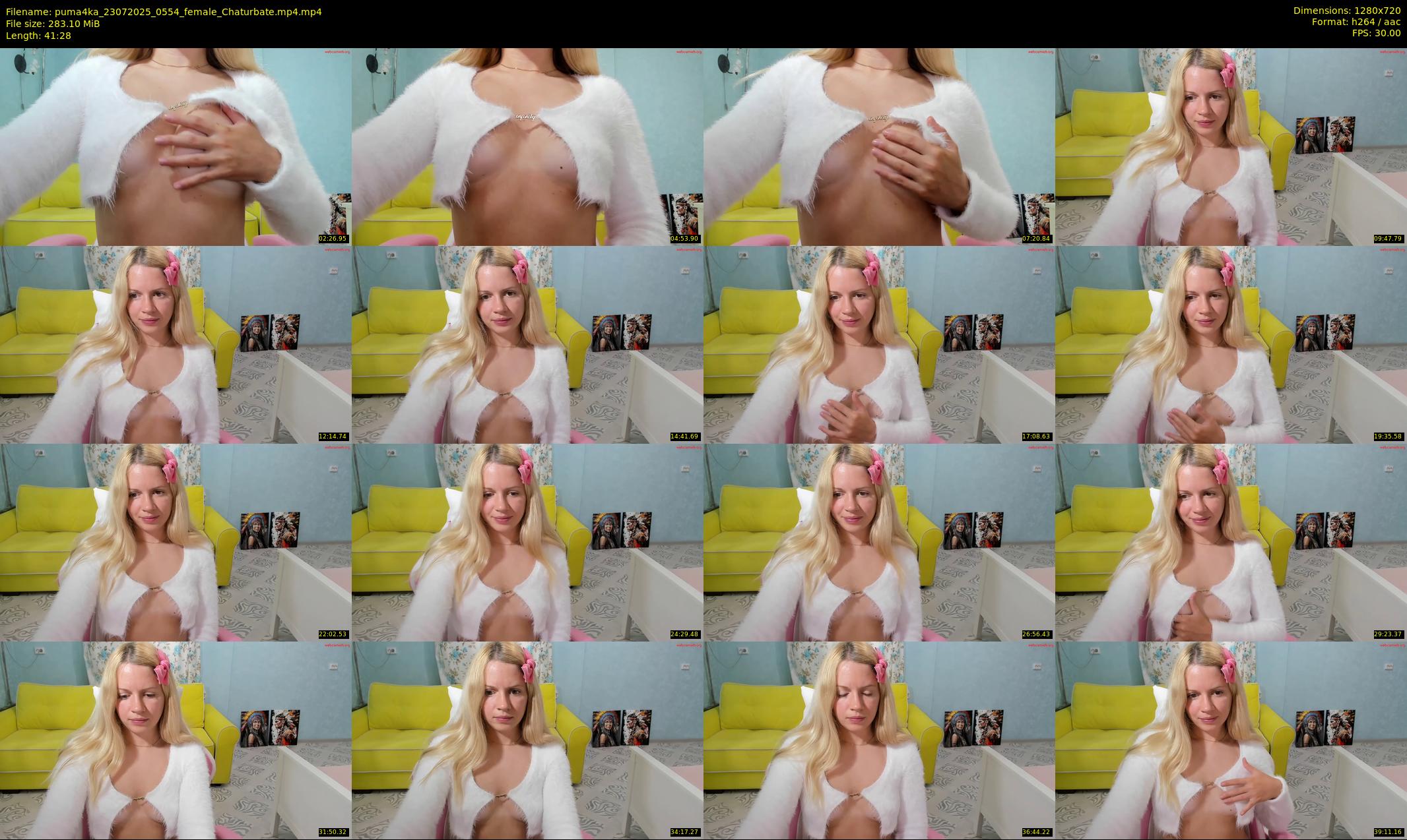 puma4ka — 42 minute Chaturbate female cam show recording, 720p, Jul 23, 2025