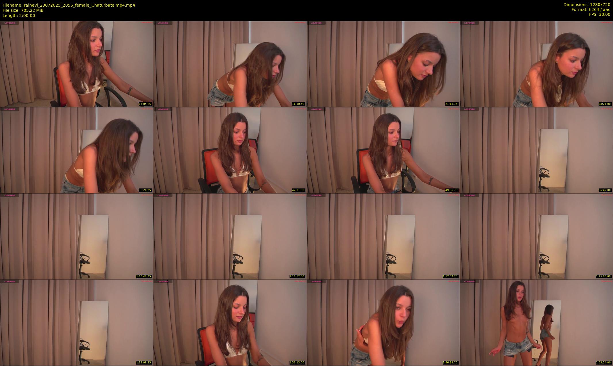 rainevi — 120 minute Chaturbate female cam show recording, 720p, Jul 23, 2025