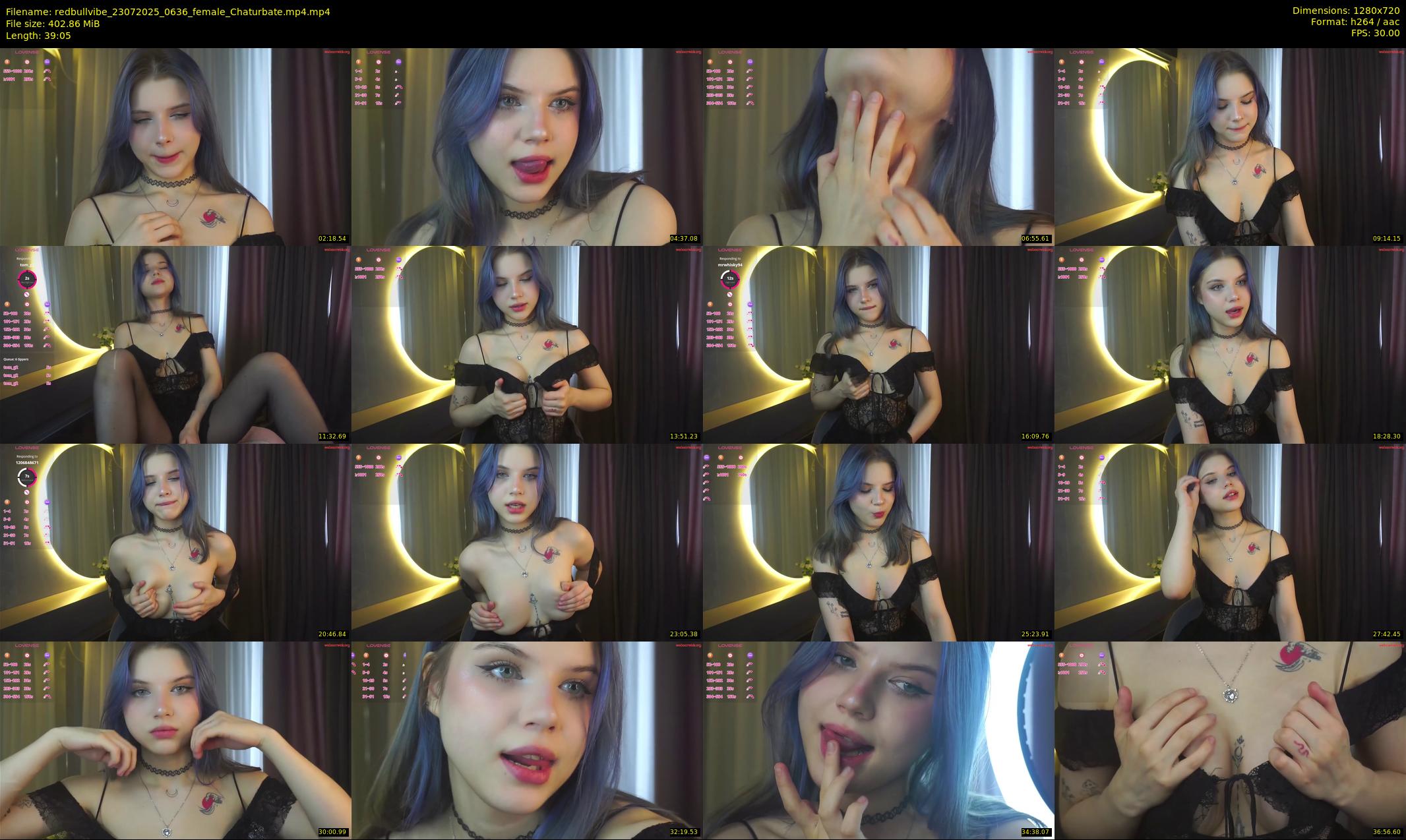 redbullvibe — 40 minute Chaturbate female cam show recording, 720p, Jul 23, 2025