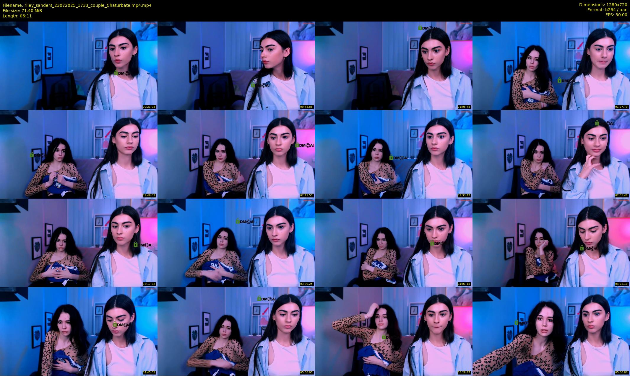 riley_sanders — 7 minute Chaturbate couple cam show recording, 720p, Jul 23, 2025