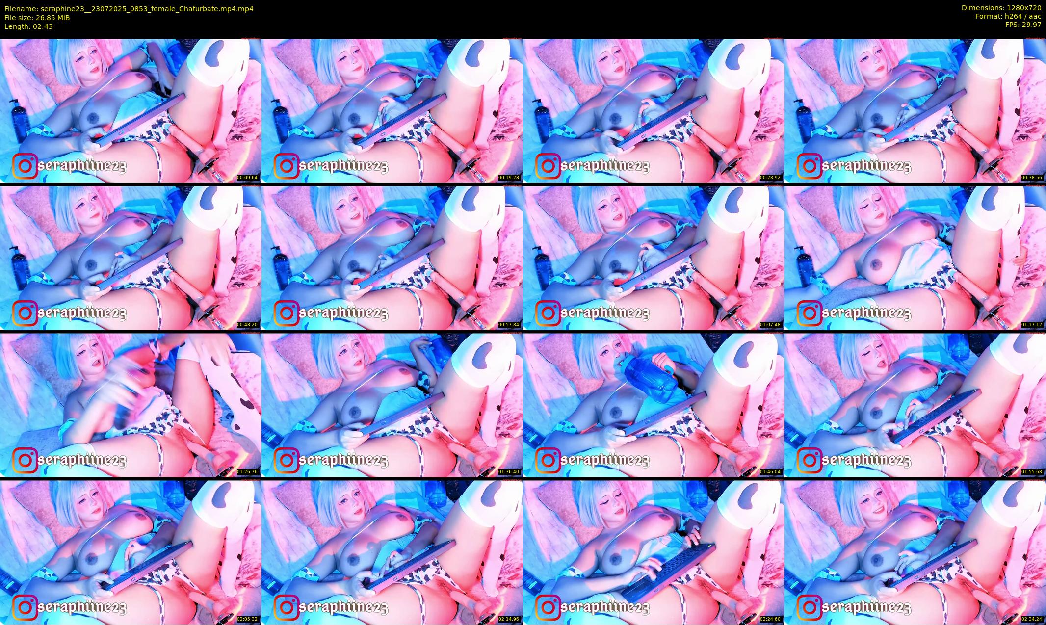 seraphine23_ — 3 minute Chaturbate female cam show recording, 720p, Jul 23, 2025
