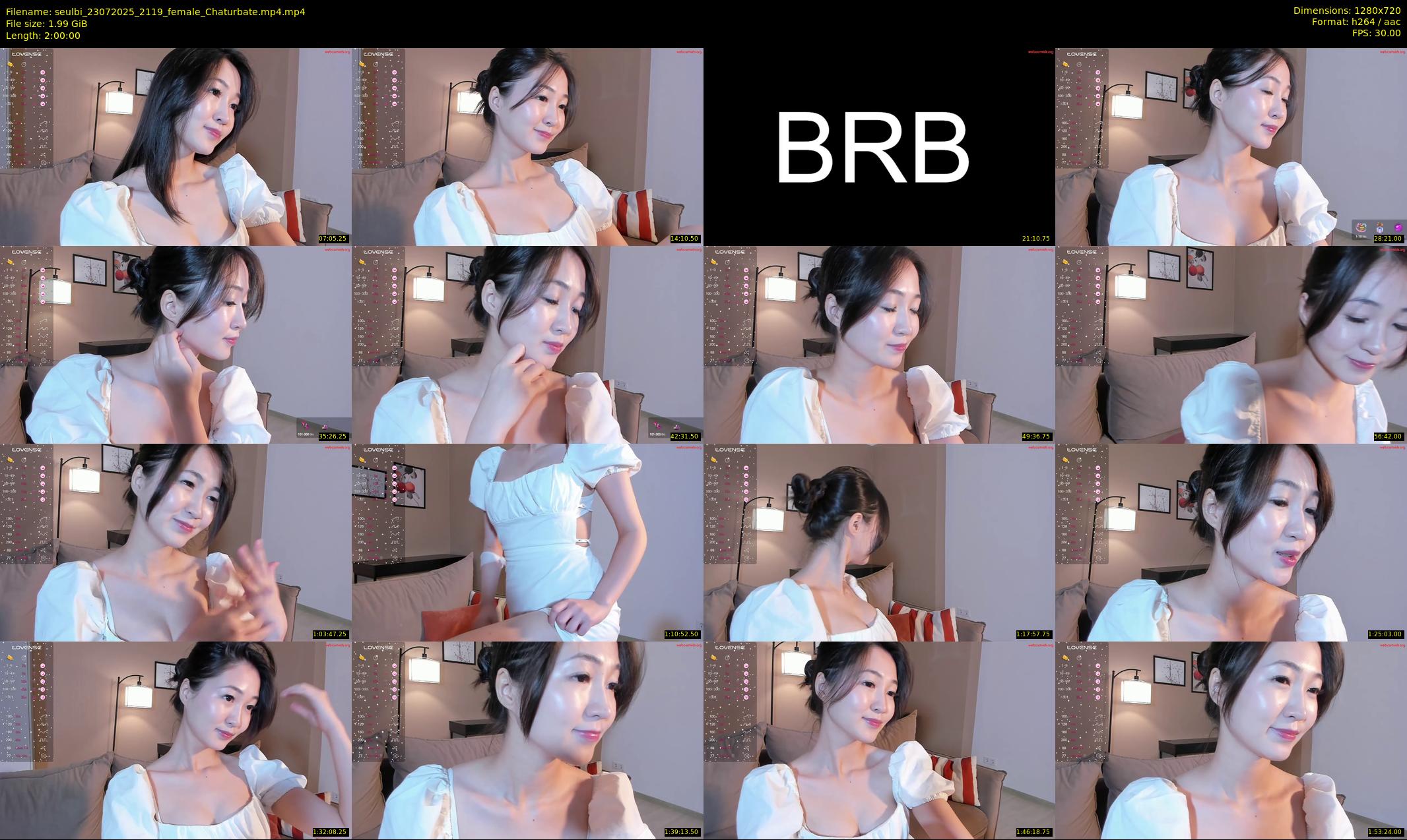 seulbi — 120 minute Chaturbate female cam show recording, 720p, Jul 23, 2025